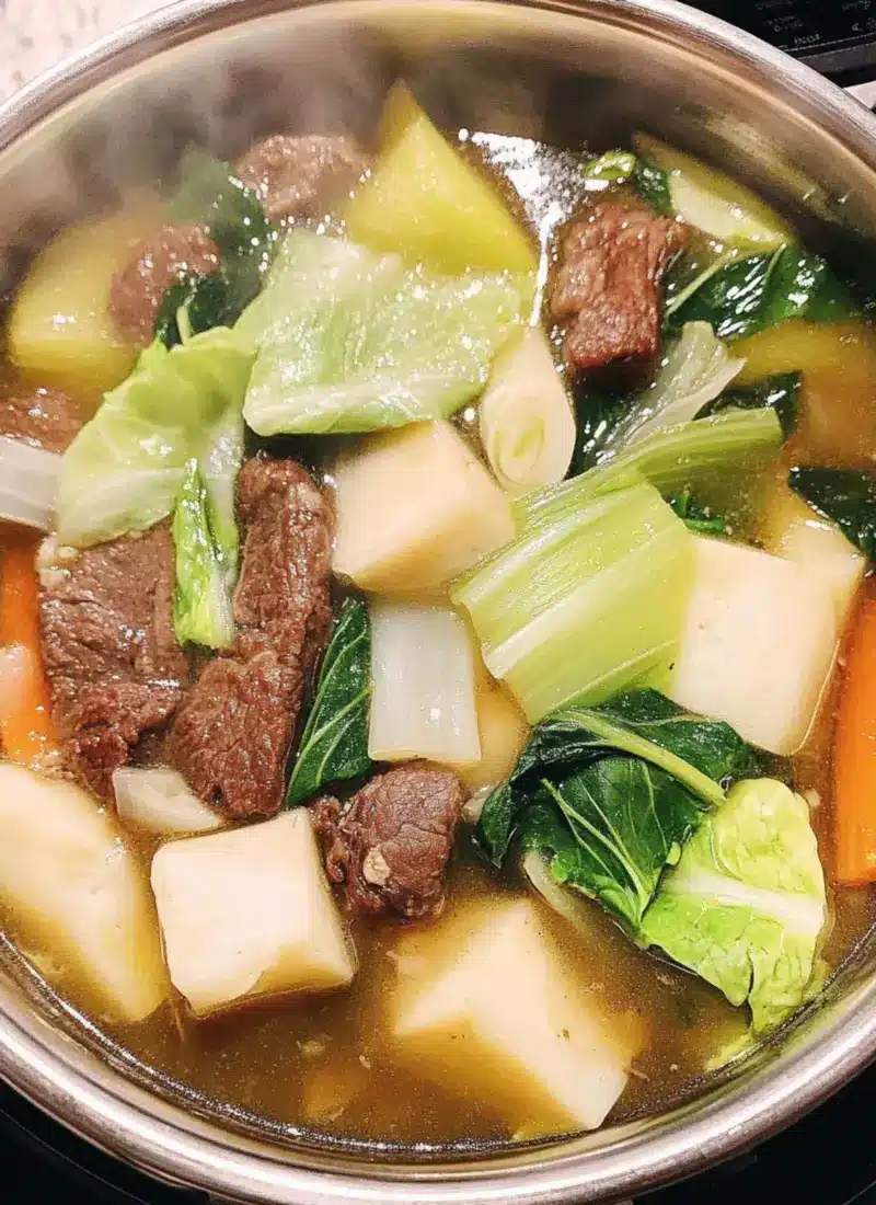 Nilagang Baka (Filipino Beef and Vegetable Soup) Instant Pot Recipe