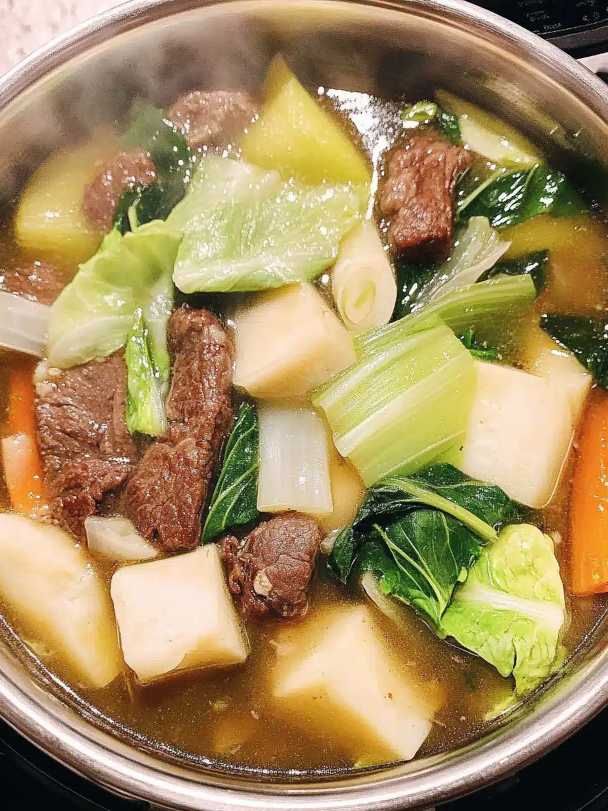 Nilagang Baka (Filipino Beef and Vegetable Soup) Instant Pot Recipe
