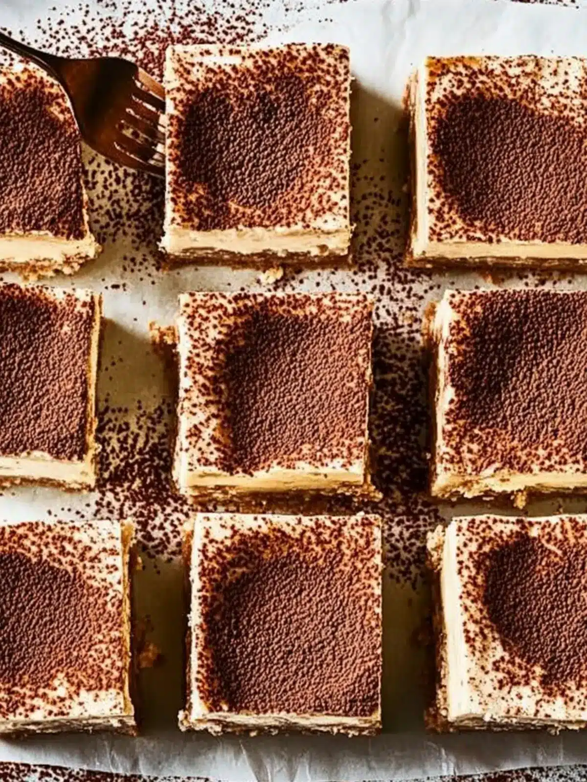 Irresistible Tiramisu Cheesecake Bars with Oreo Crust Delight 2 Tiramisu Cheesecake Bars