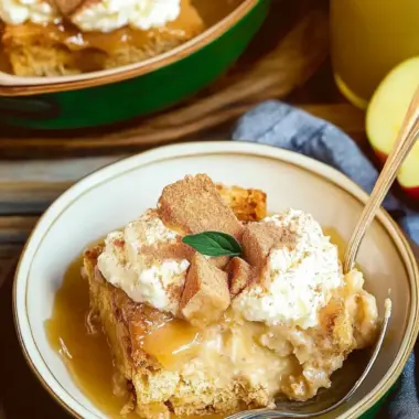 Cinnamon Apple Bread Pudding with Cottage Cheese Custard Bliss 10 Cinnamon Apple Bread Pudding with Cottage Cheese Custard