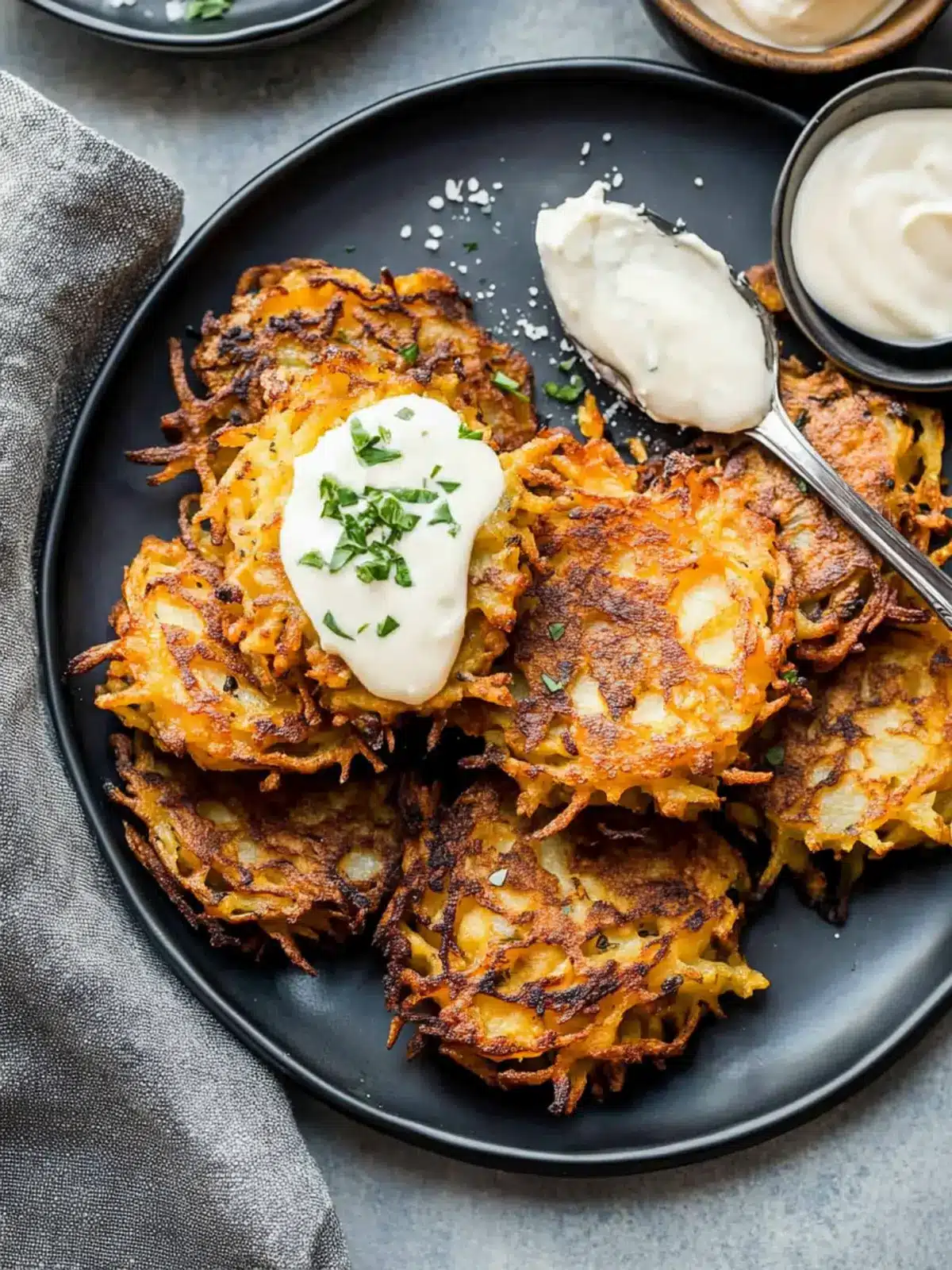 The BEST Potato Latke Recipe for Crispy Holiday Delights 4 The BEST Potato Latke Recipe