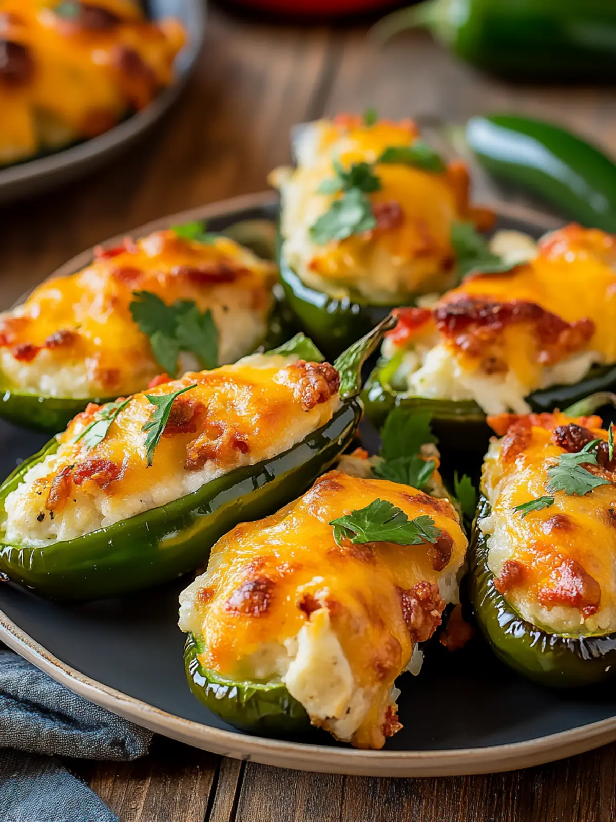 Spicy Stuffed Jalapeño Poppers Recipe