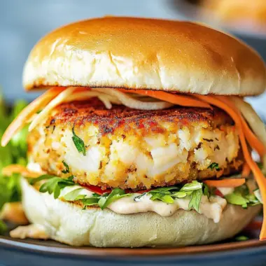 Irresistible Crab Cake Sandwich with Zesty Garlic Aioli 9 Crab Cake Sandwich