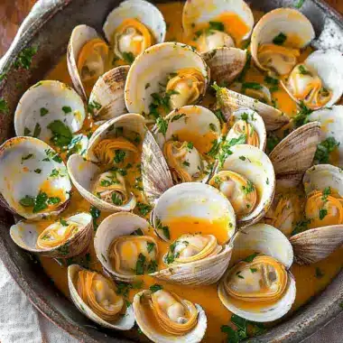 Spicy Coconut Milk Clams