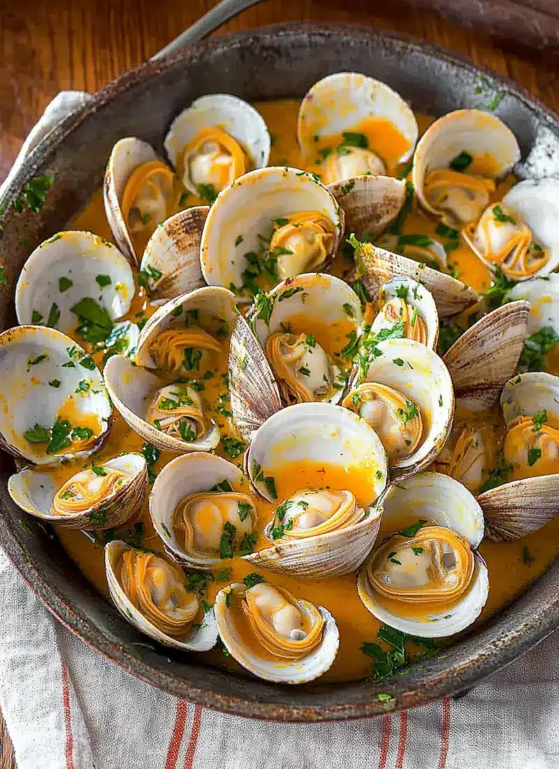 Spicy Coconut Milk Clams
