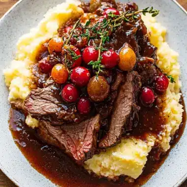 Savor the Flavor: Cranberry Balsamic Roast Beef Delight 9 Cranberry Balsamic Roast Beef