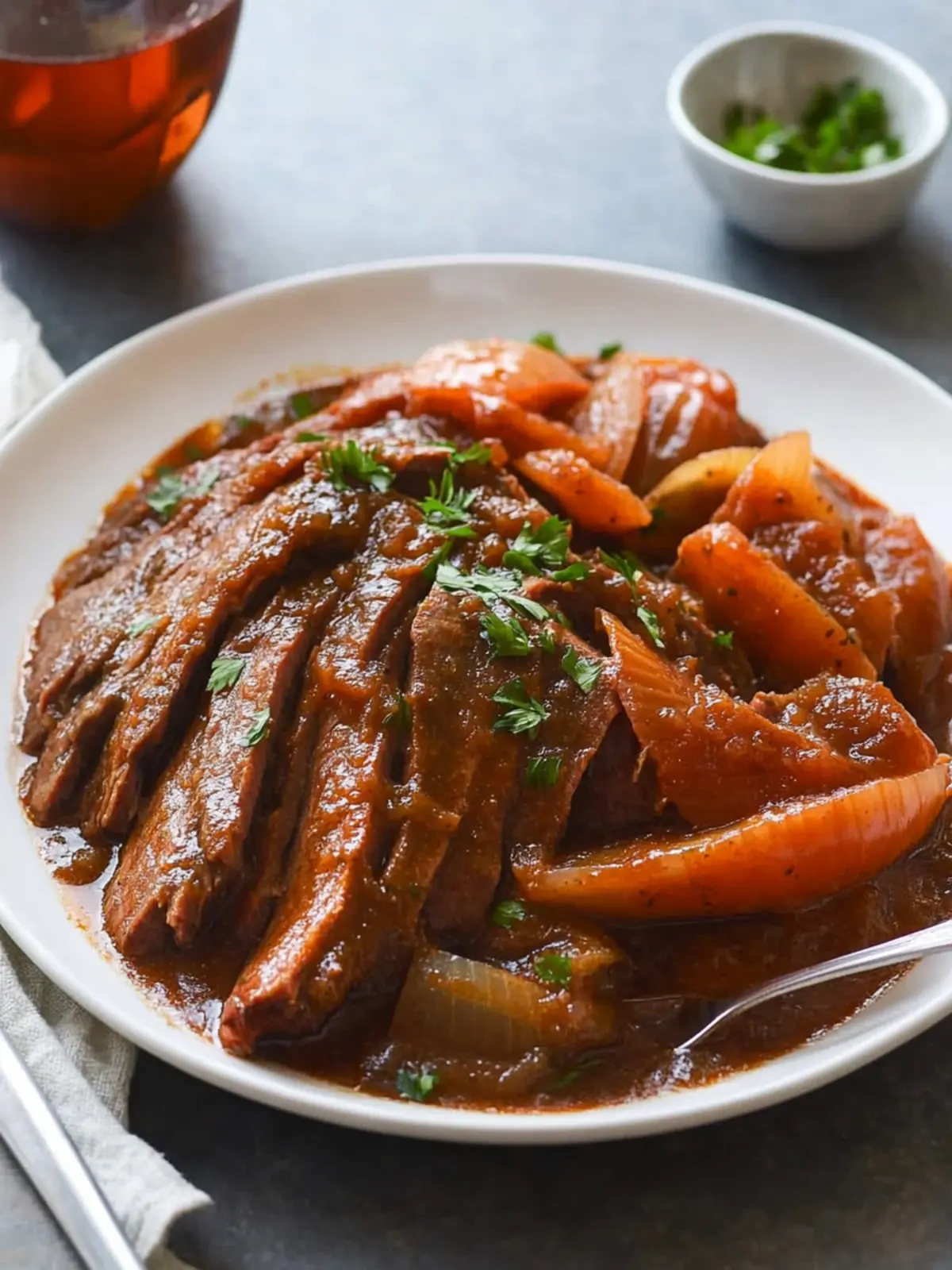 Classic Braised Brisket with Onions: A Comfort Food Delight 3 Classic Braised Brisket with Onions