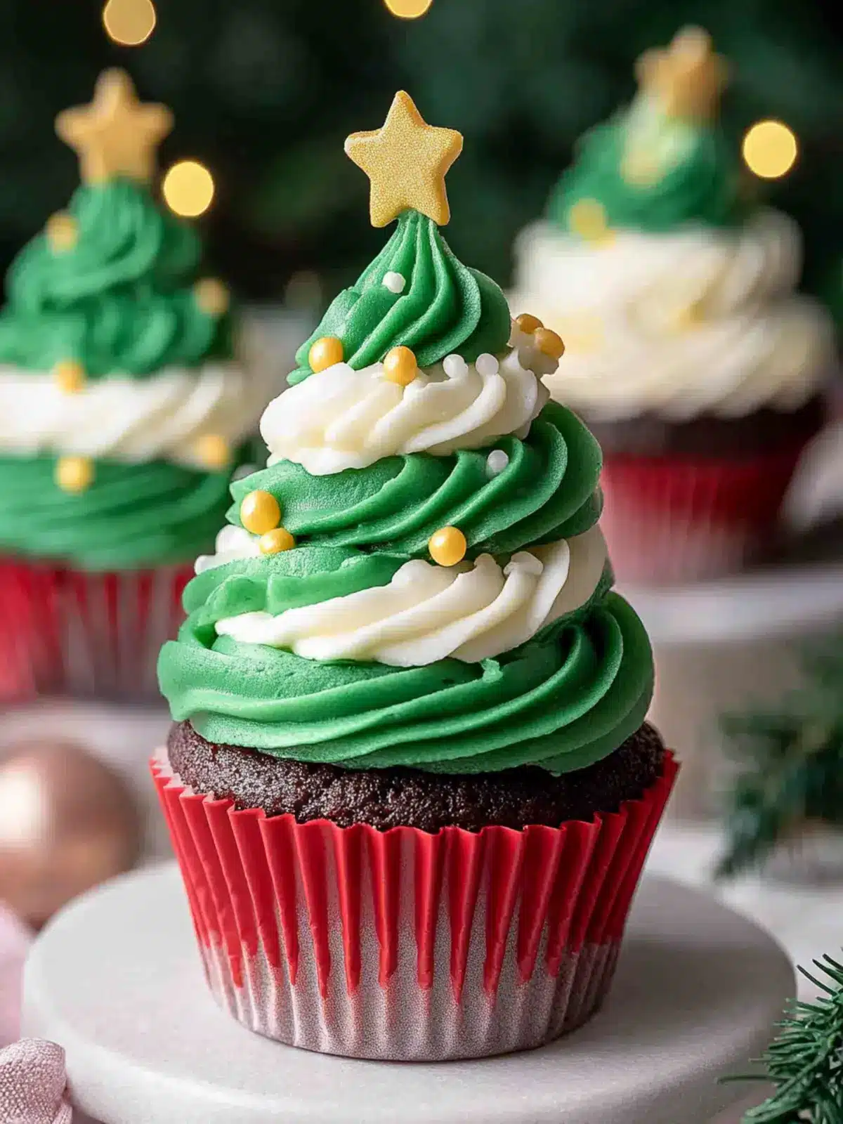 Irresistible Christmas Tree Cupcakes Perfect for Holiday Cheer 3 Christmas Tree Cupcakes