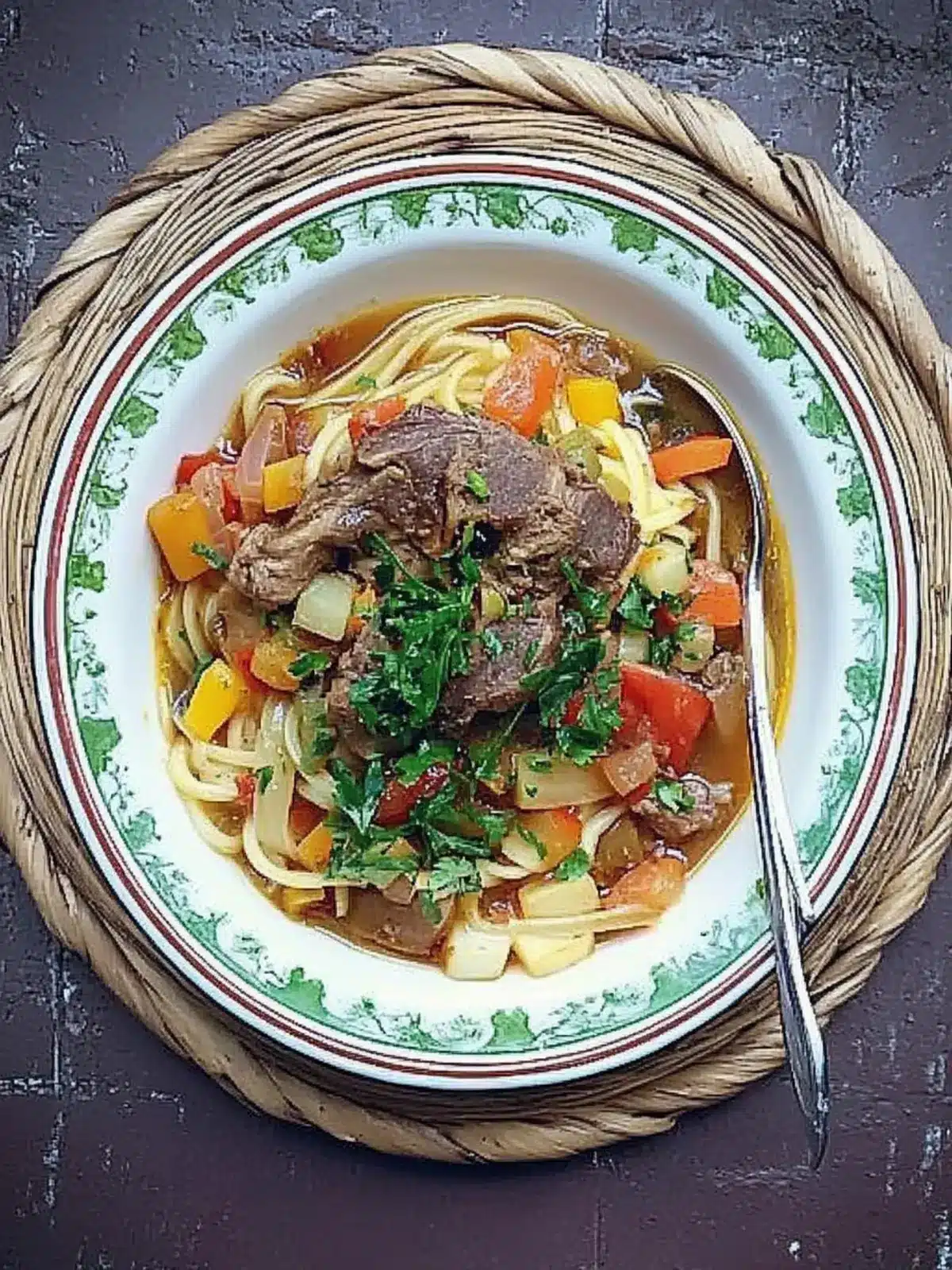 Lagman Recipe - One-Pot Lamb and Vegetable Noodle Delights 3 Lagman Recipe - One-Pot Lamb and Vegetable Noodle Stew