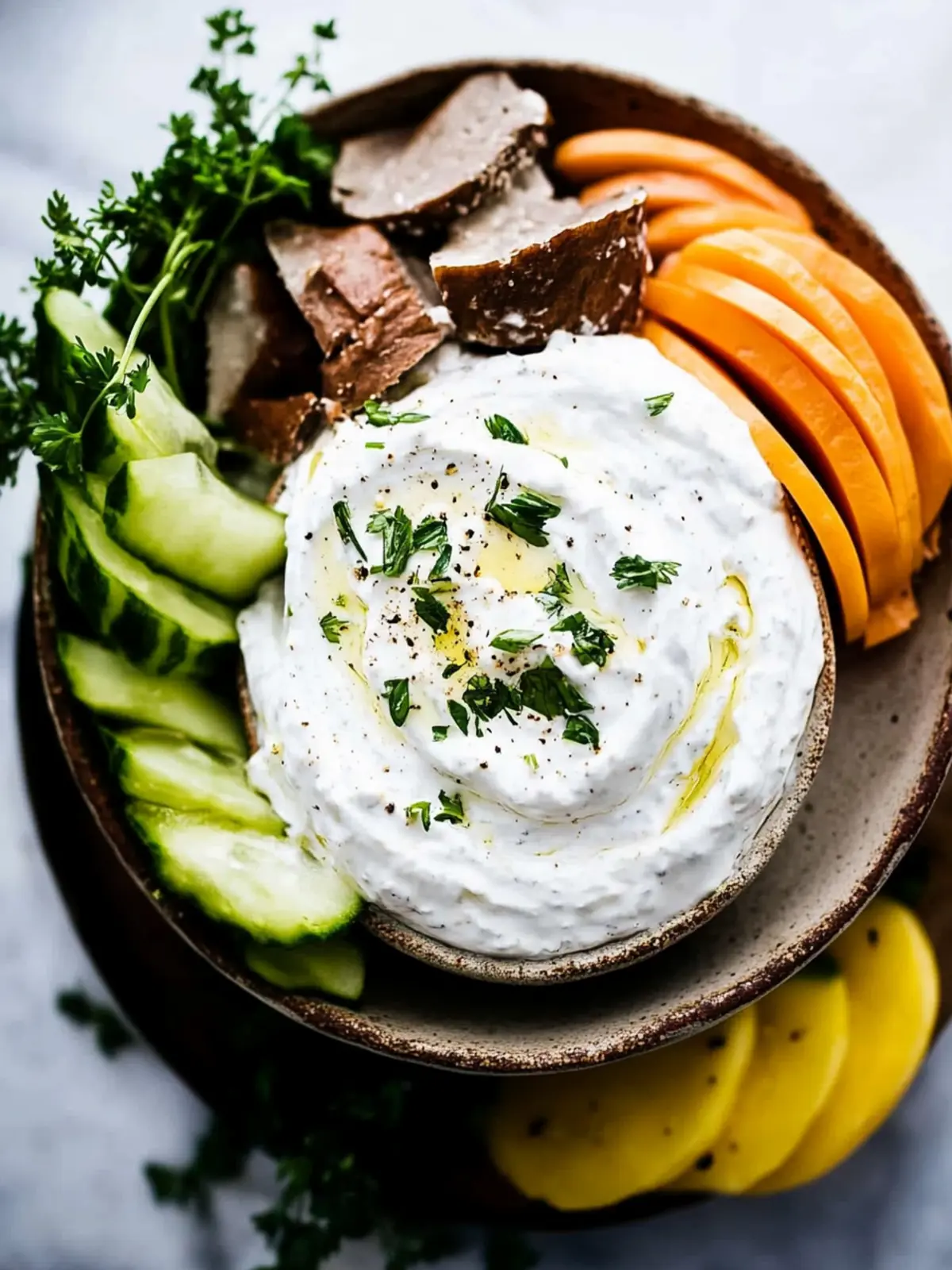 Zesty Greek Yogurt Ranch Dip: Easy 3-Ingredient Delight 3 Greek Yogurt Ranch Dip (Easy 3-Ingredient Recipe)