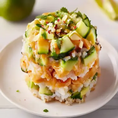 Fresh and Easy Sushi Stacks That Are Sure to Impress 9 Sushi Stacks