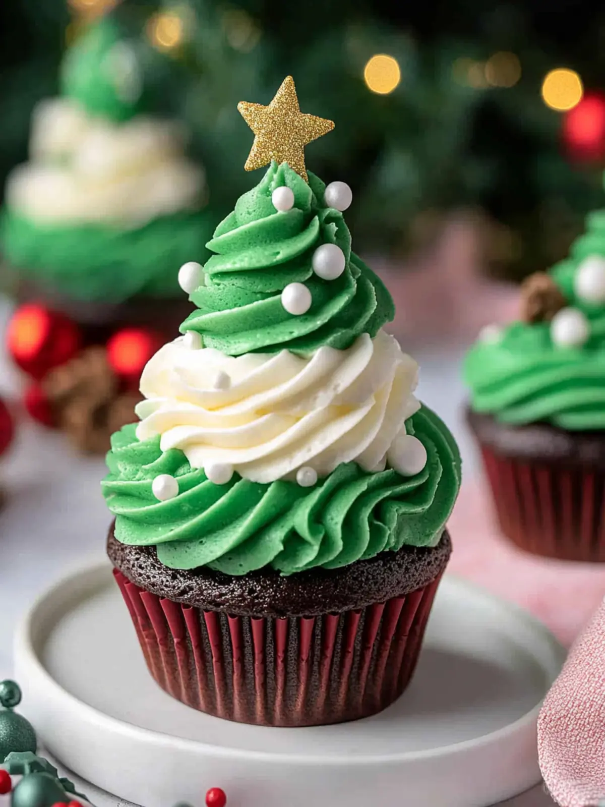 Irresistible Christmas Tree Cupcakes Perfect for Holiday Cheer 2 Christmas Tree Cupcakes