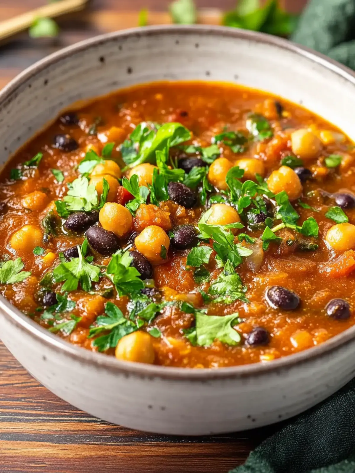 Cozy Pumpkin Chili with Black Beans and Chickpeas Delight 5 Pumpkin Chili with Black Beans and Chickpeas