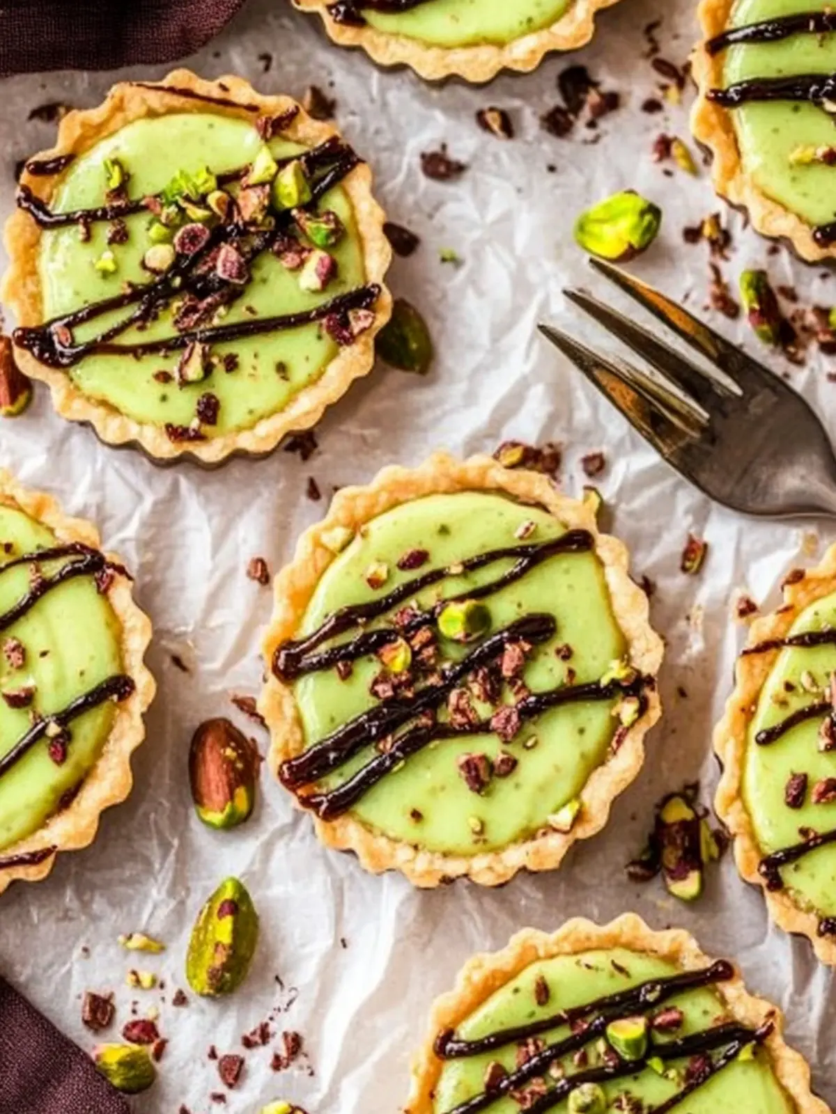 Decadent Pistachio Tartlets: A Creamy Delight You’ll Love 2 Pistachio Tartlets
