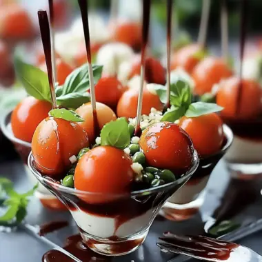 Christmas Mini Caprese Salad Cups for Effortless Holiday Delight 9 Christmas Mini Caprese Salad Cups
