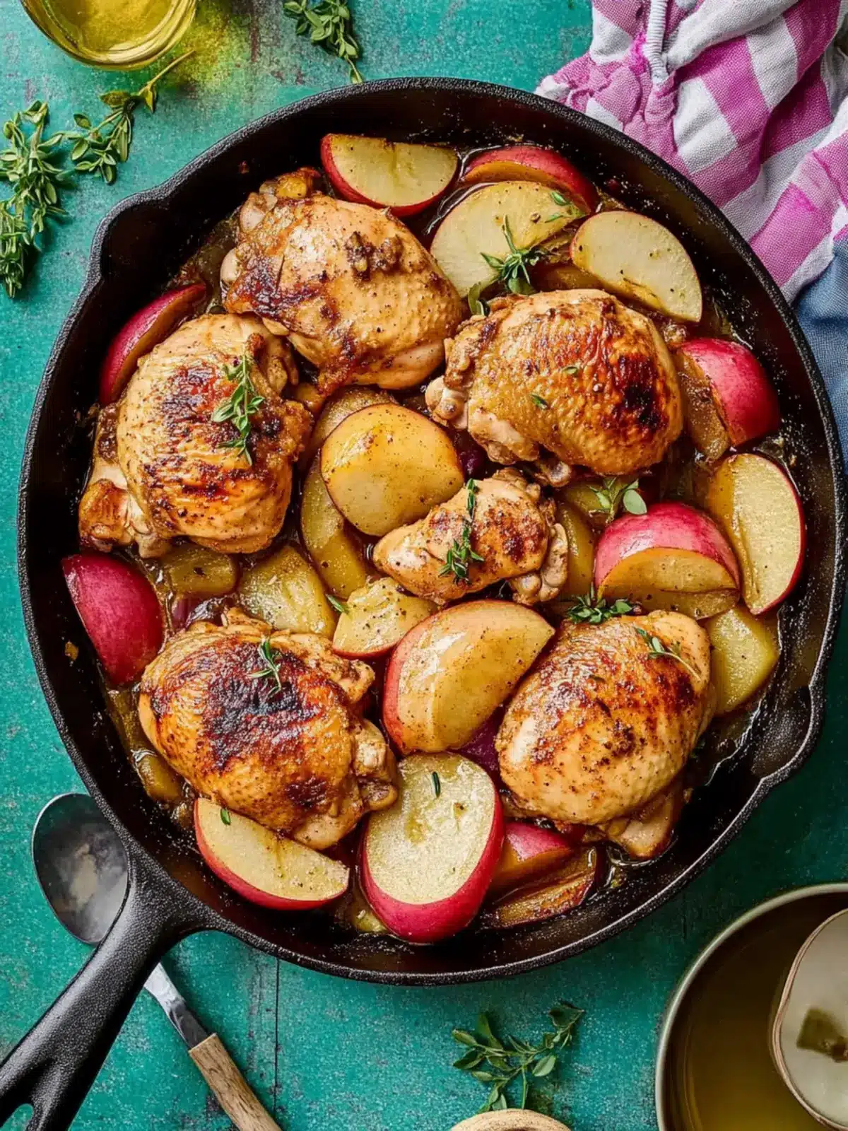 One Pan Apple Cider Chicken Skillet for Cozy Fall Nights 5 One Pan Apple Cider Chicken Skillet
