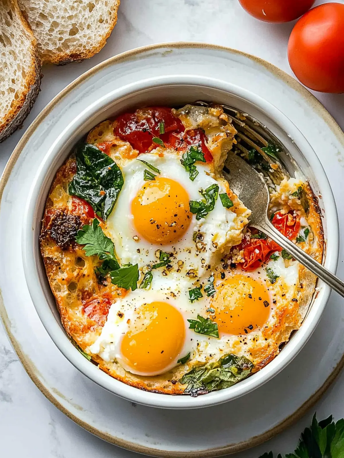 Delicious Baked Feta Eggs Recipe for a Healthy Breakfast Bliss 3 Baked Feta Eggs Recipe