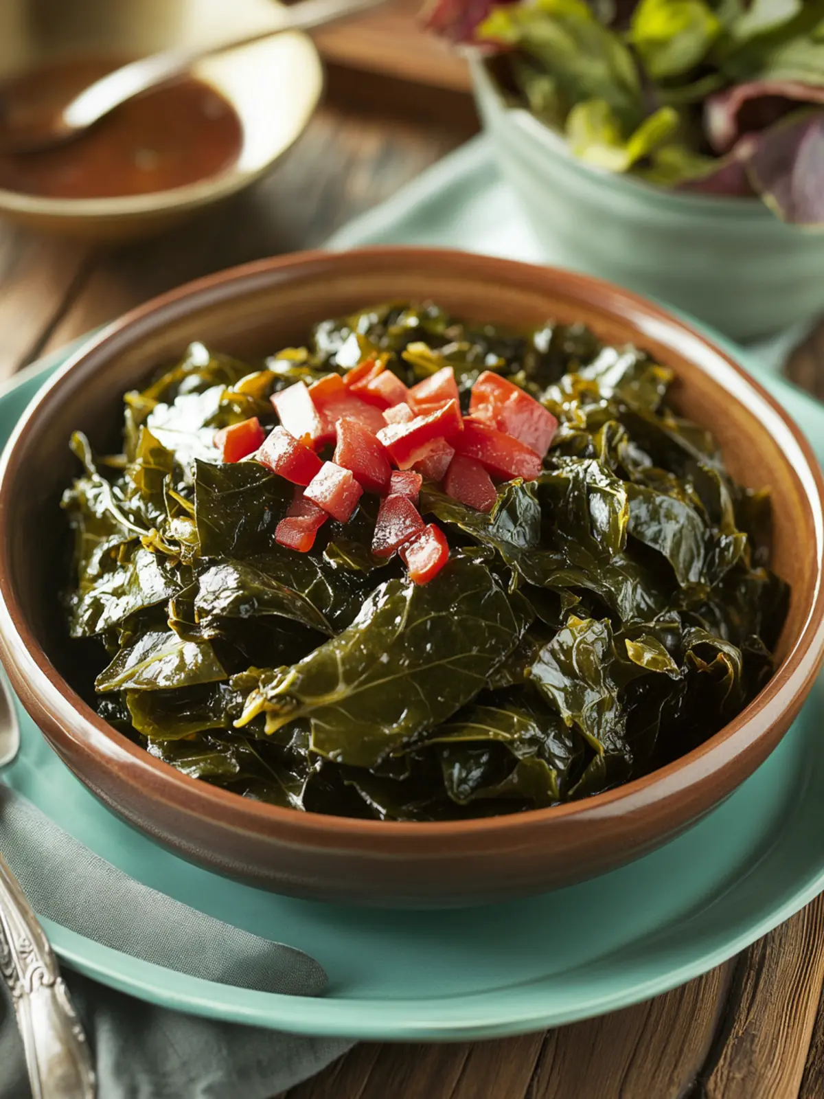 Savory Southern Style Collard Greens Recipe with Bacon Bliss 3 Southern Style Collard Greens Recipe