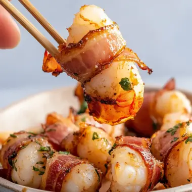 Irresistible Air Fryer Bacon Wrapped Shrimp in 30 Minutes 10 Air Fryer Bacon Wrapped Shrimp