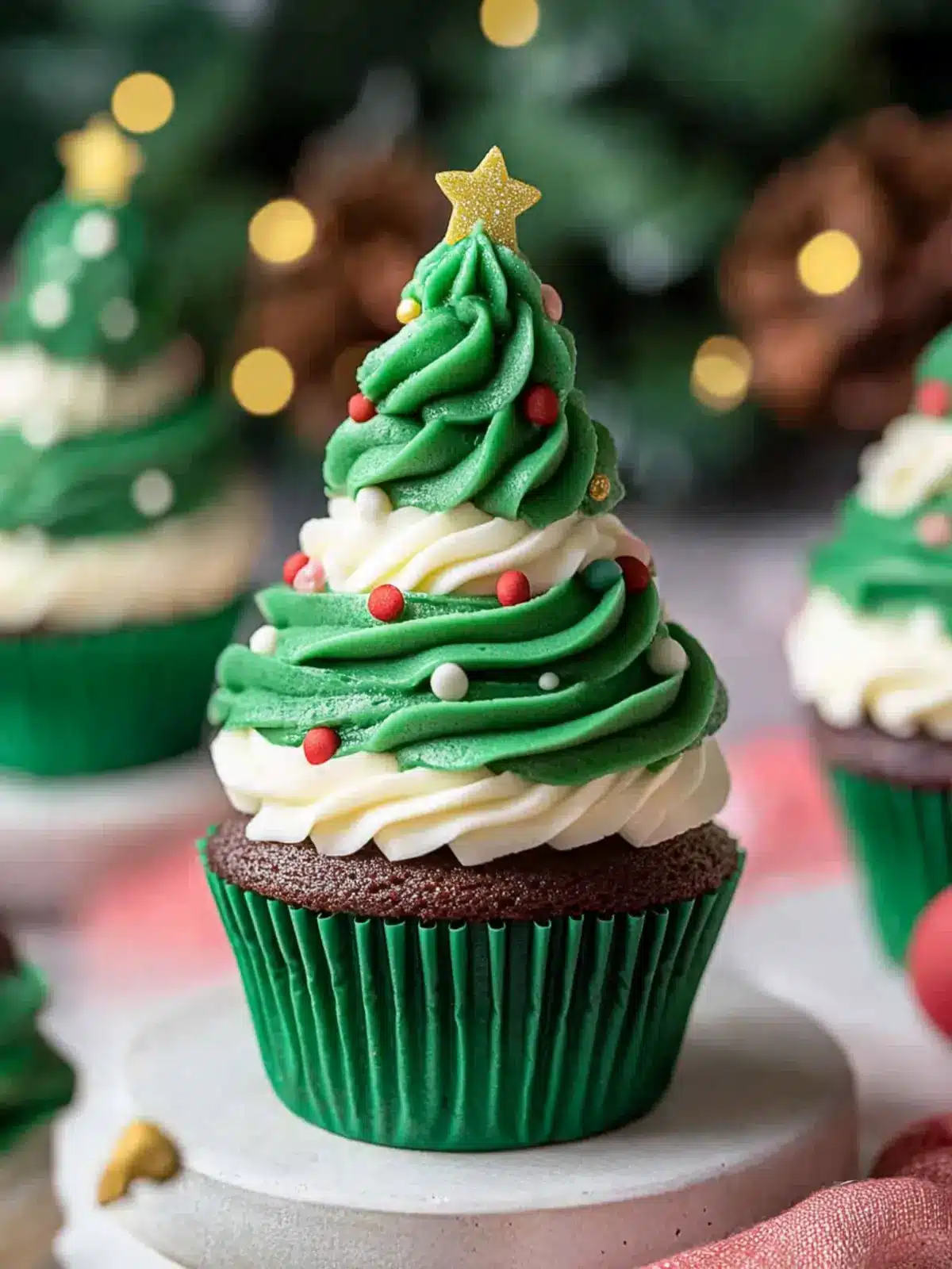 Irresistible Christmas Tree Cupcakes Perfect for Holiday Cheer 4 Christmas Tree Cupcakes
