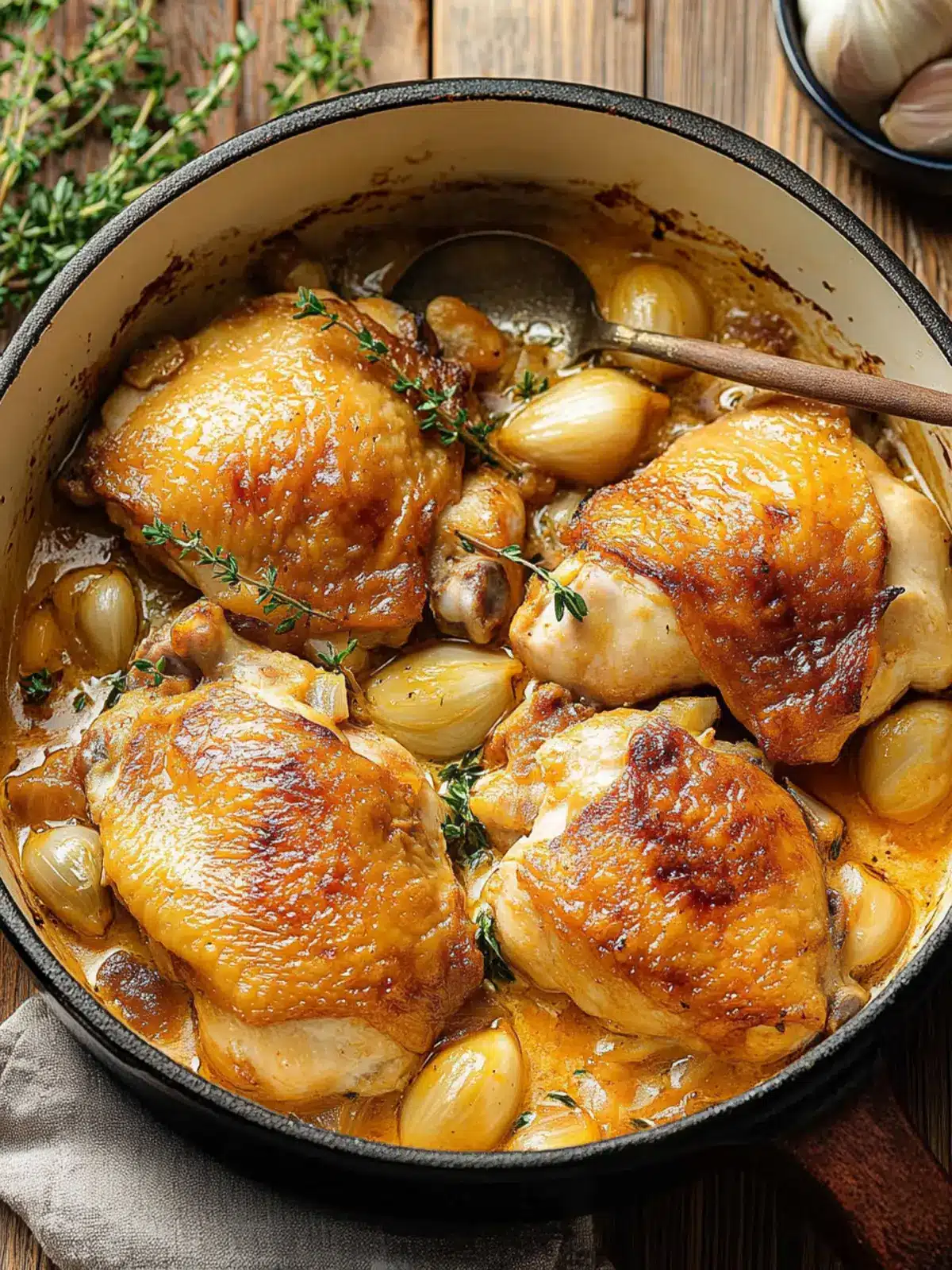Savory Chicken with 40 Cloves of Garlic for Comforting Flavor 5 Chicken with 40 Cloves of Garlic