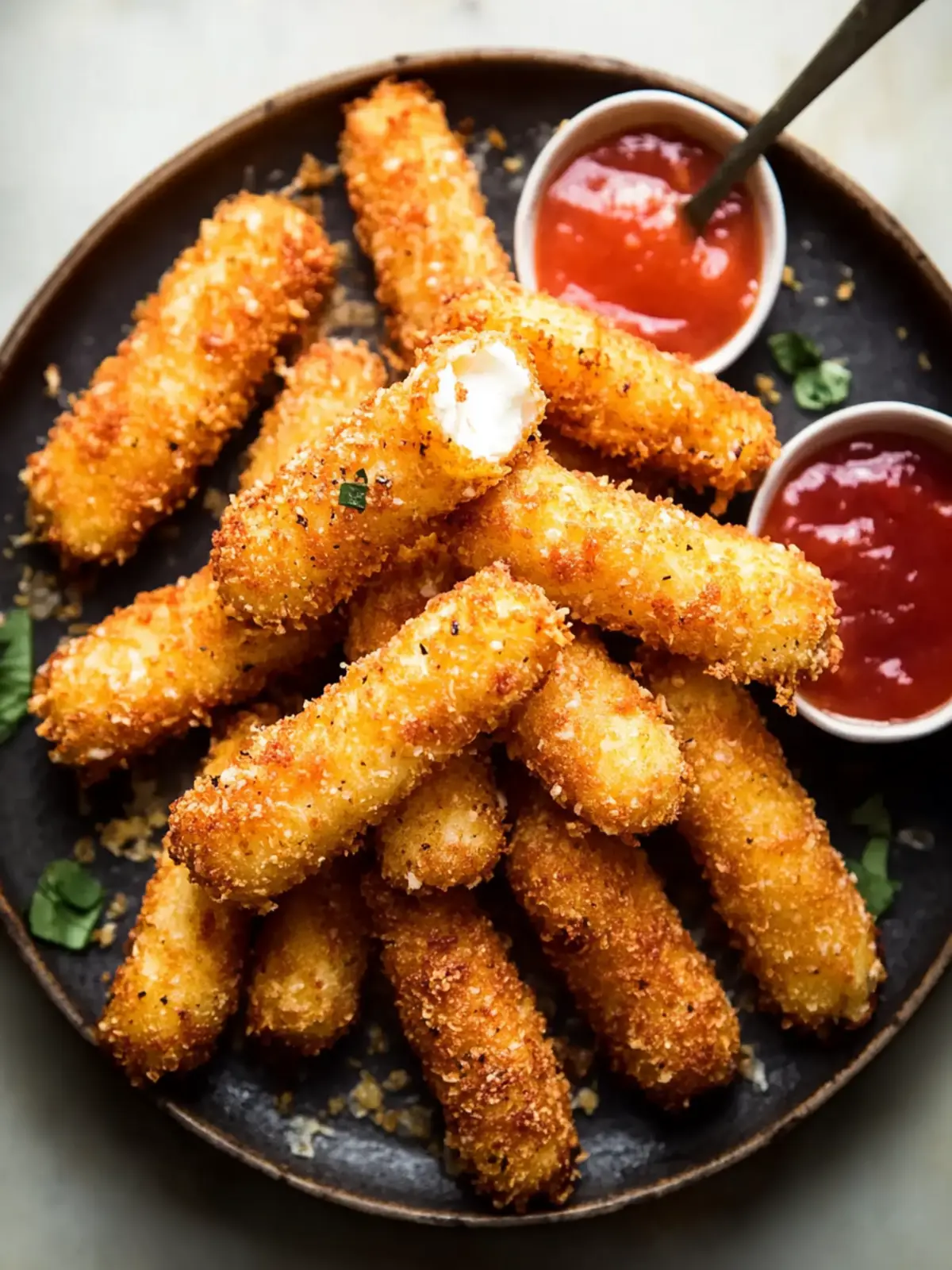 Crispy Homemade Mozzarella Sticks for Game Day Joy 2 Homemade Mozzarella Sticks