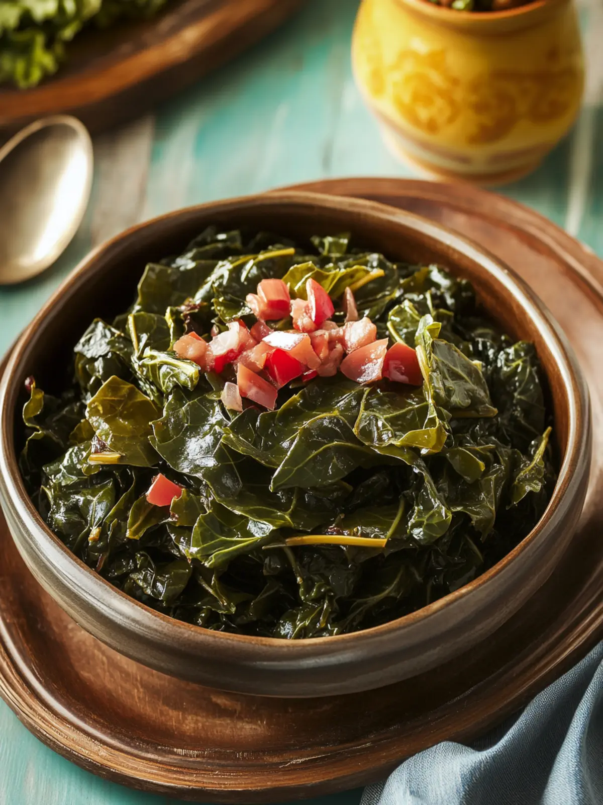 Savory Southern Style Collard Greens Recipe with Bacon Bliss 4 Southern Style Collard Greens Recipe