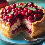 Cranberry-Topped Raised Pie: A Festive Holiday Showstopper 12 Cranberry-topped raised pie