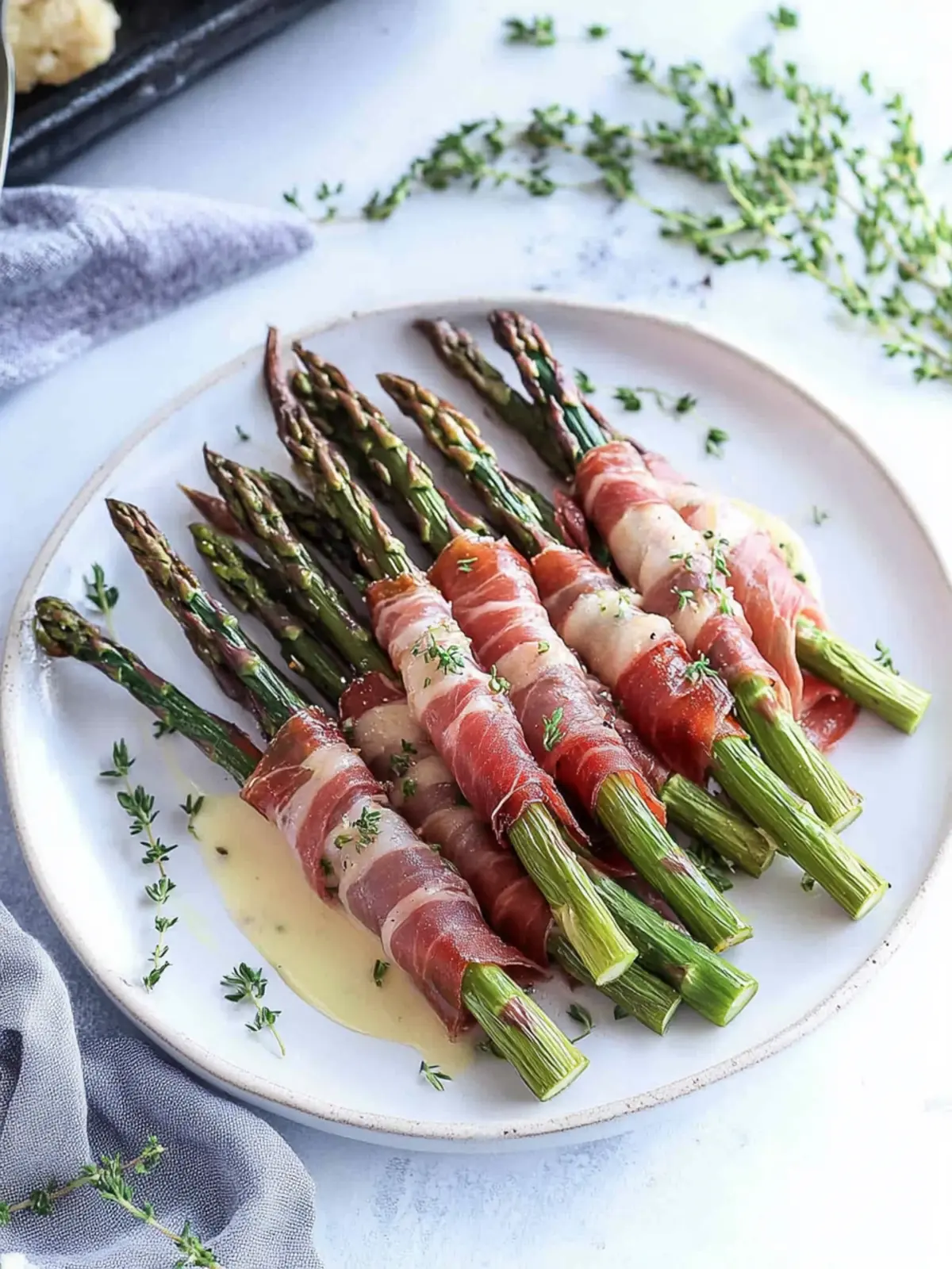 Delicious Prosciutto Wrapped Asparagus with Creamy Twist 3 Prosciutto Wrapped Asparagus