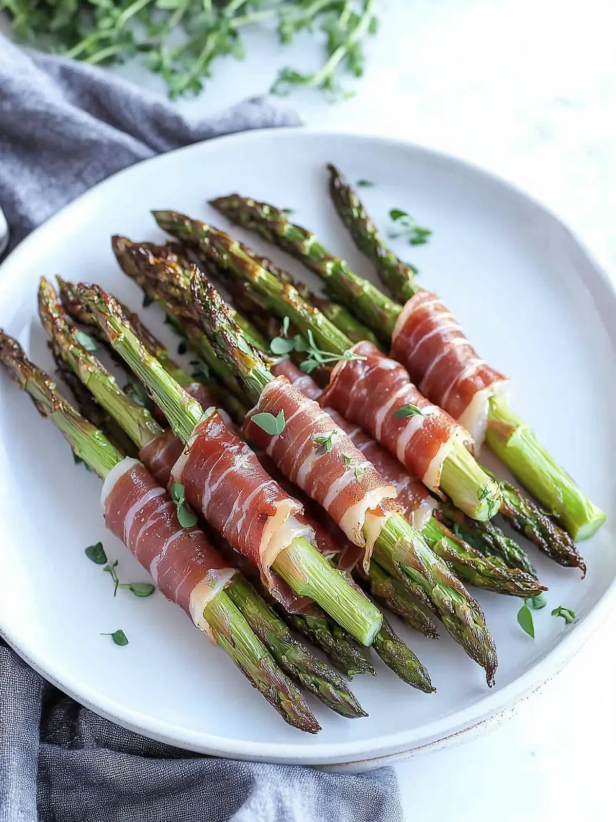 Delicious Prosciutto Wrapped Asparagus with Creamy Twist 2 Prosciutto Wrapped Asparagus