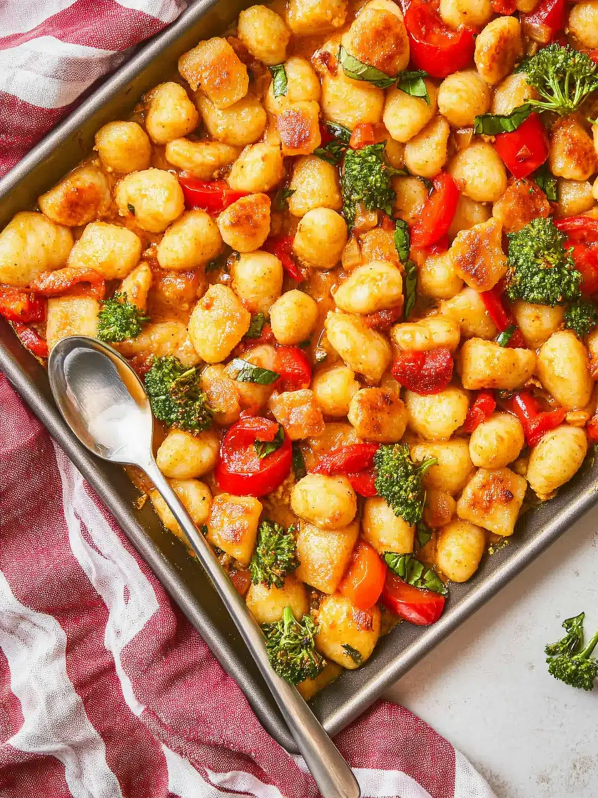 Easy Sheet Pan Gnocchi Recipe with Roasted Veggies & Flavor 4 Sheet Pan Gnocchi Recipe
