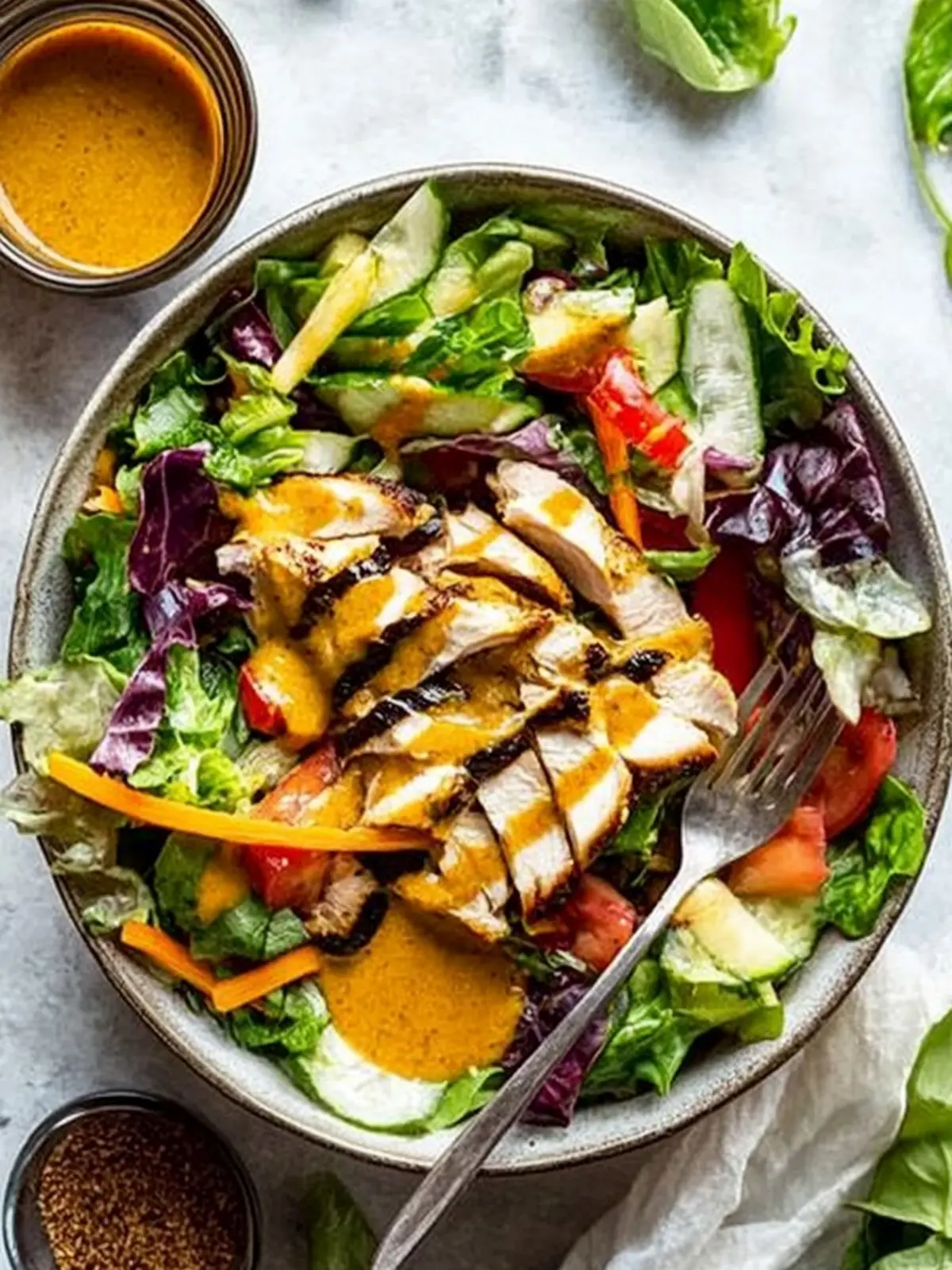 Houston’s Grilled Chicken Salad with Creamy Peanut Sauce Delight 5 Houston’s Grilled Chicken Salad