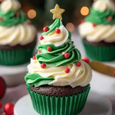 Irresistible Christmas Tree Cupcakes Perfect for Holiday Cheer 9 Christmas Tree Cupcakes