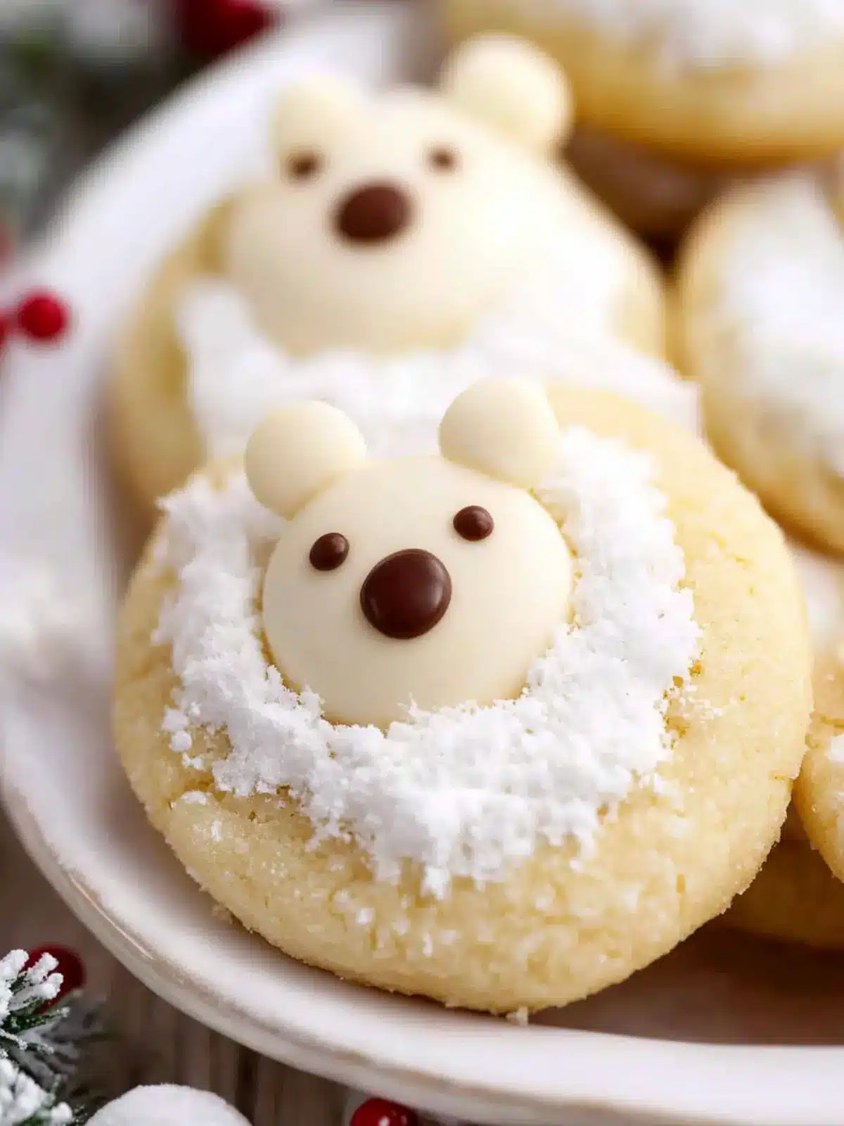 Delightful Christmas Polar Bear Cookies for Festive Fun 4 Christmas Polar Bear Cookies