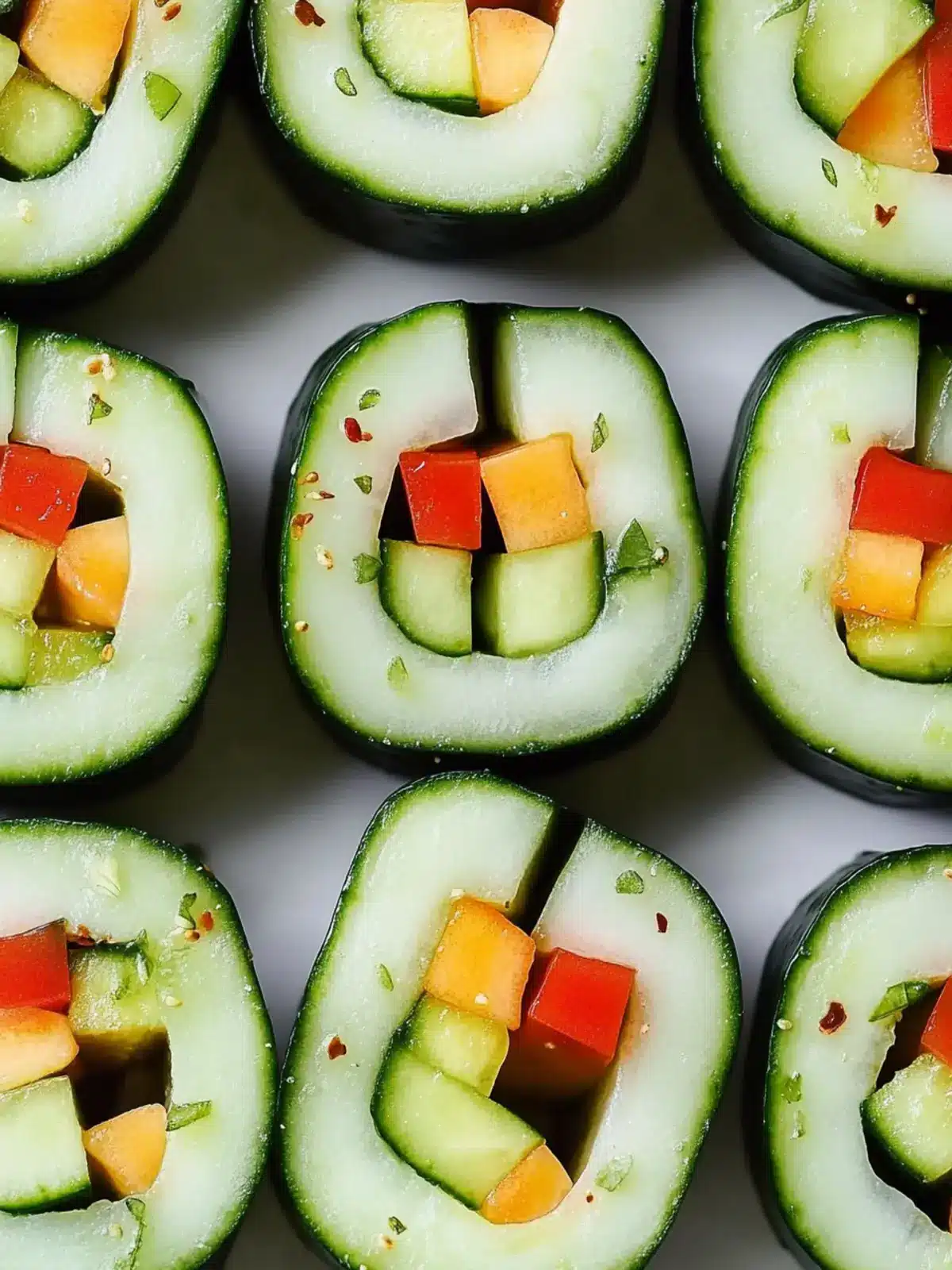 Crispy Cucumber Sushi Rolls: A Fresh Twist on Tradition 3 Cucumber Sushi