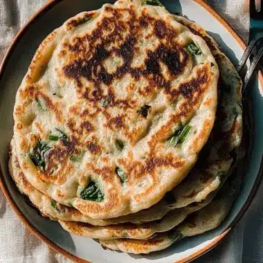 Crispy Scallion Pancakes You Can Easily Make at Home 9 Scallion Pancakes