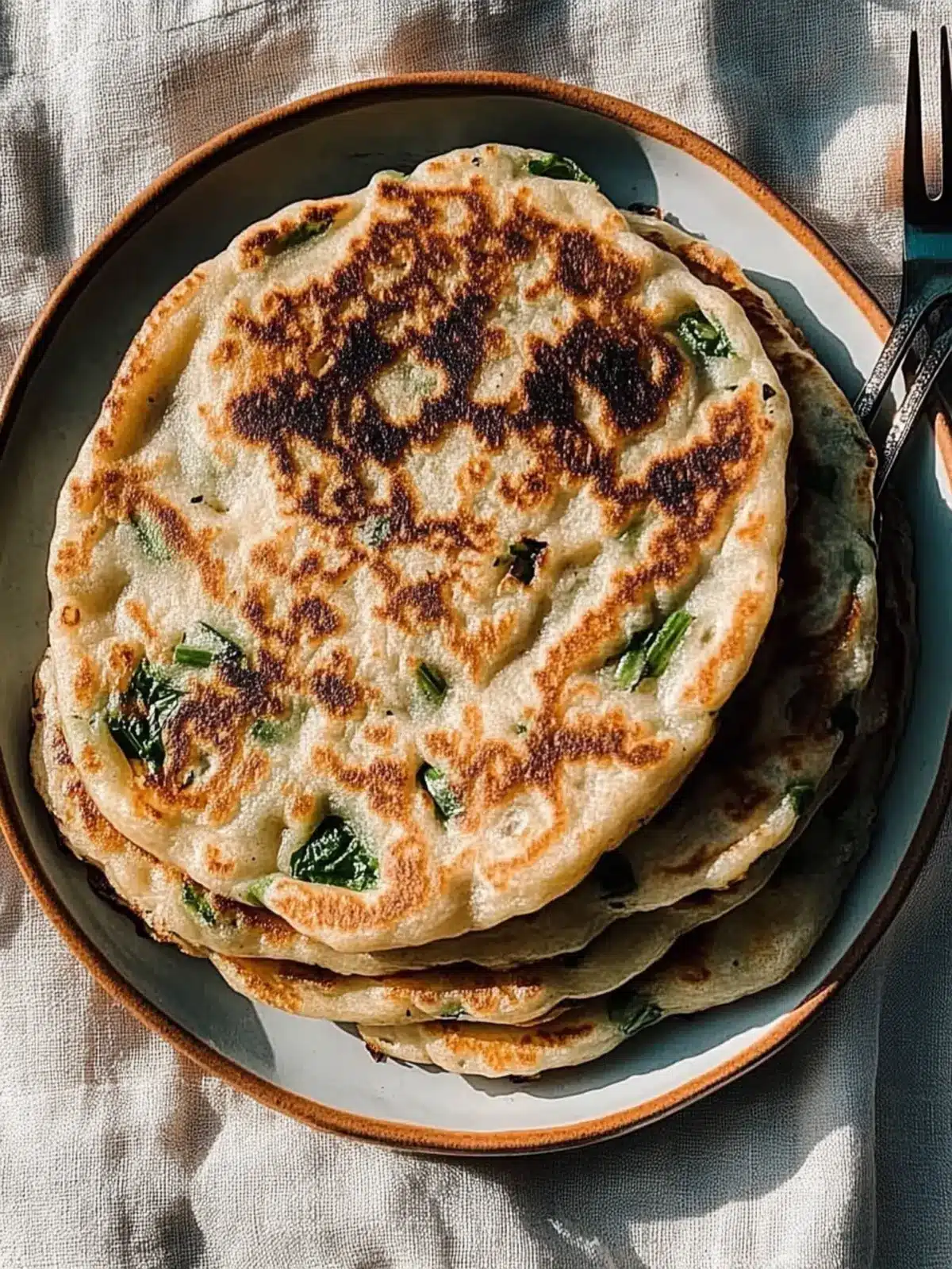 Crispy Scallion Pancakes You Can Easily Make at Home 5 Scallion Pancakes