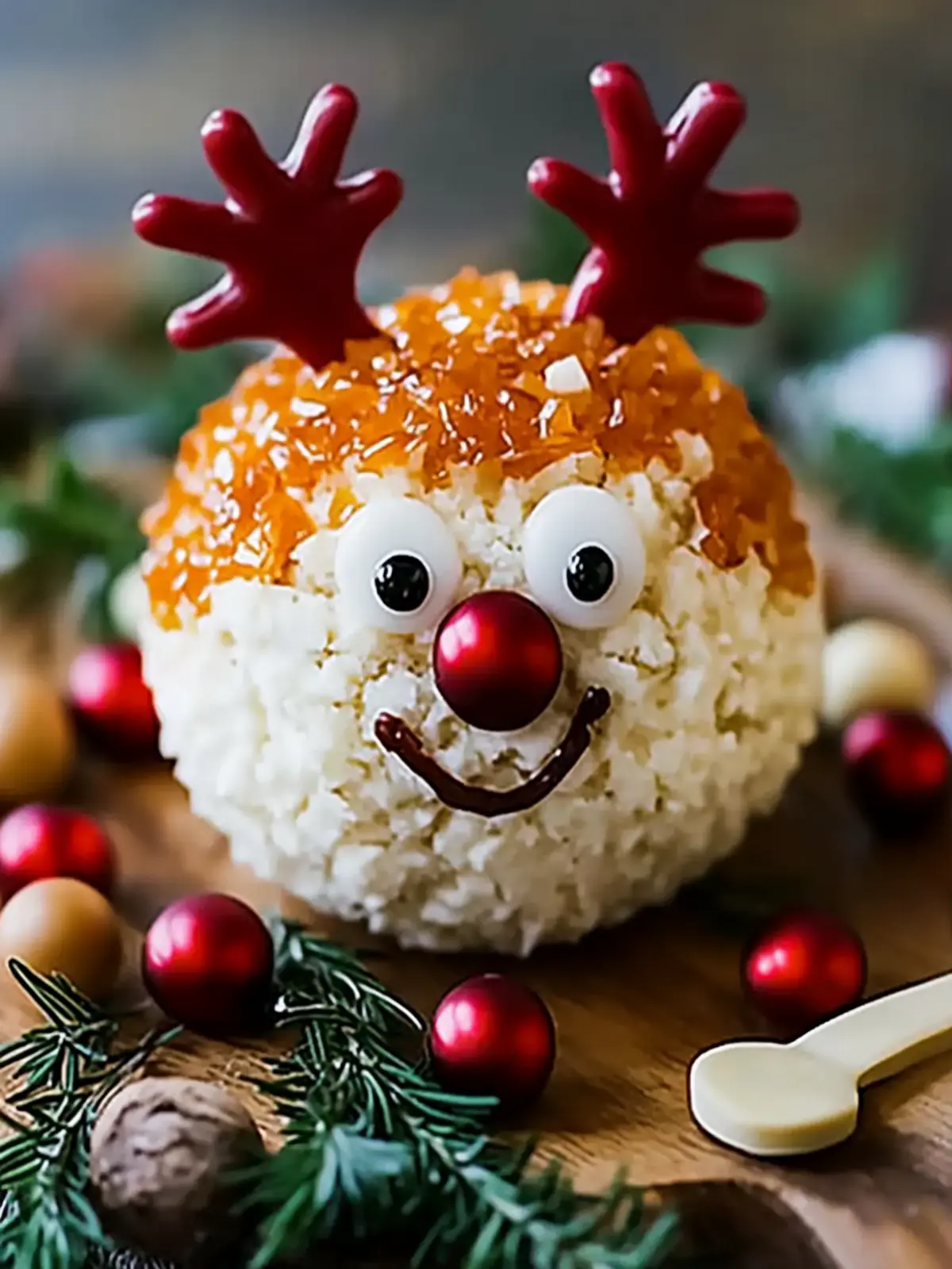 Rudolph Christmas Cheese Ball Recipe: A Festive Crowd-Pleaser 3 Rudolph Christmas Cheese Ball Recipe