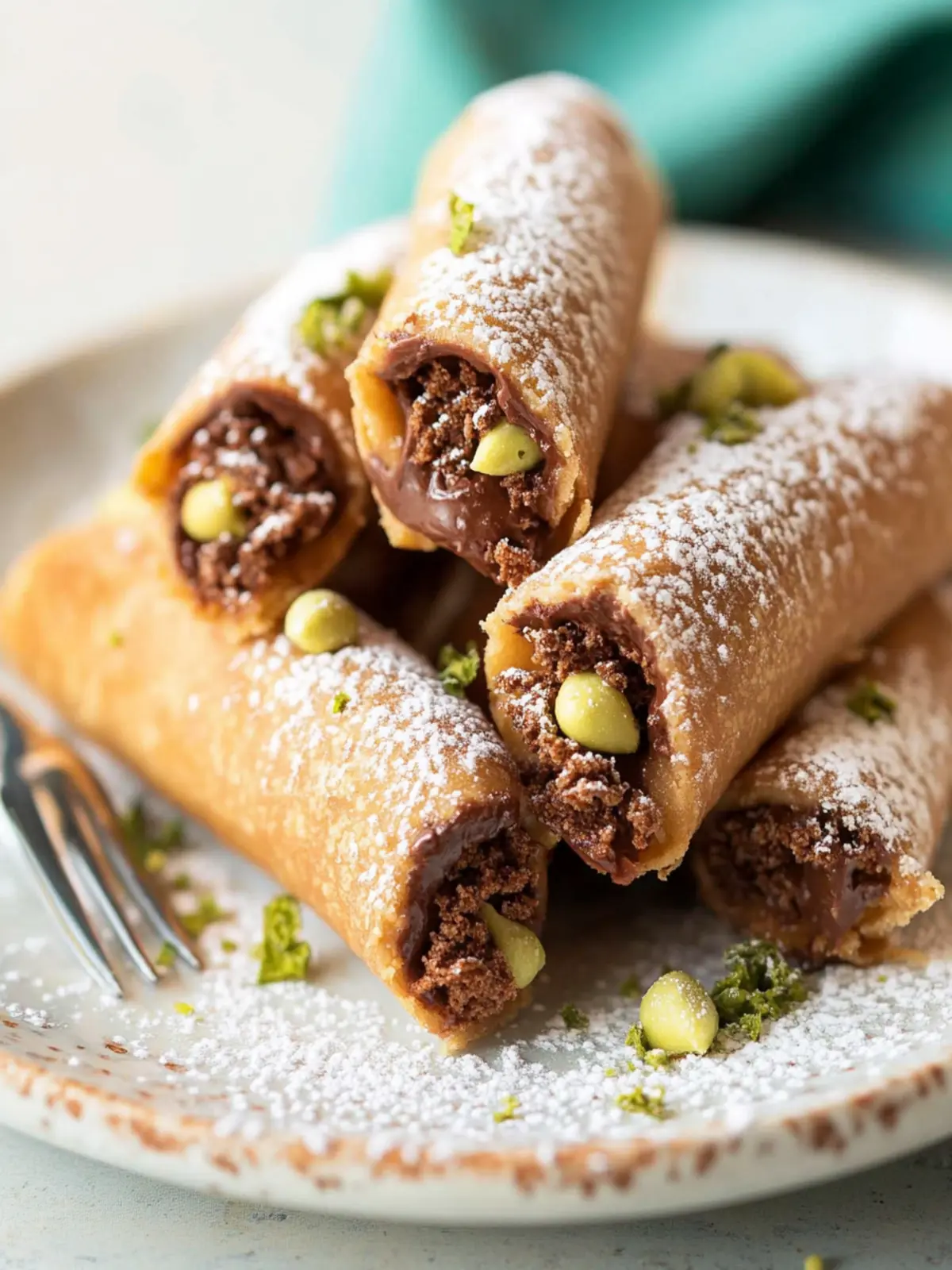 Irresistible Homemade Chocolate Cannoli with Creamy Filling 5 Chocolate Cannoli