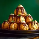 Irresistible Chestnut Profiteroles Drenched in Chocolate Sauce 15 Chestnut profiteroles