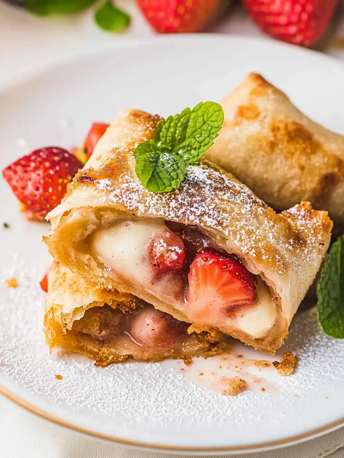 Crispy Air Fryer Strawberry Cheesecake Chimichangas Delight 5 Air Fryer Strawberry Cheesecake Chimichangas