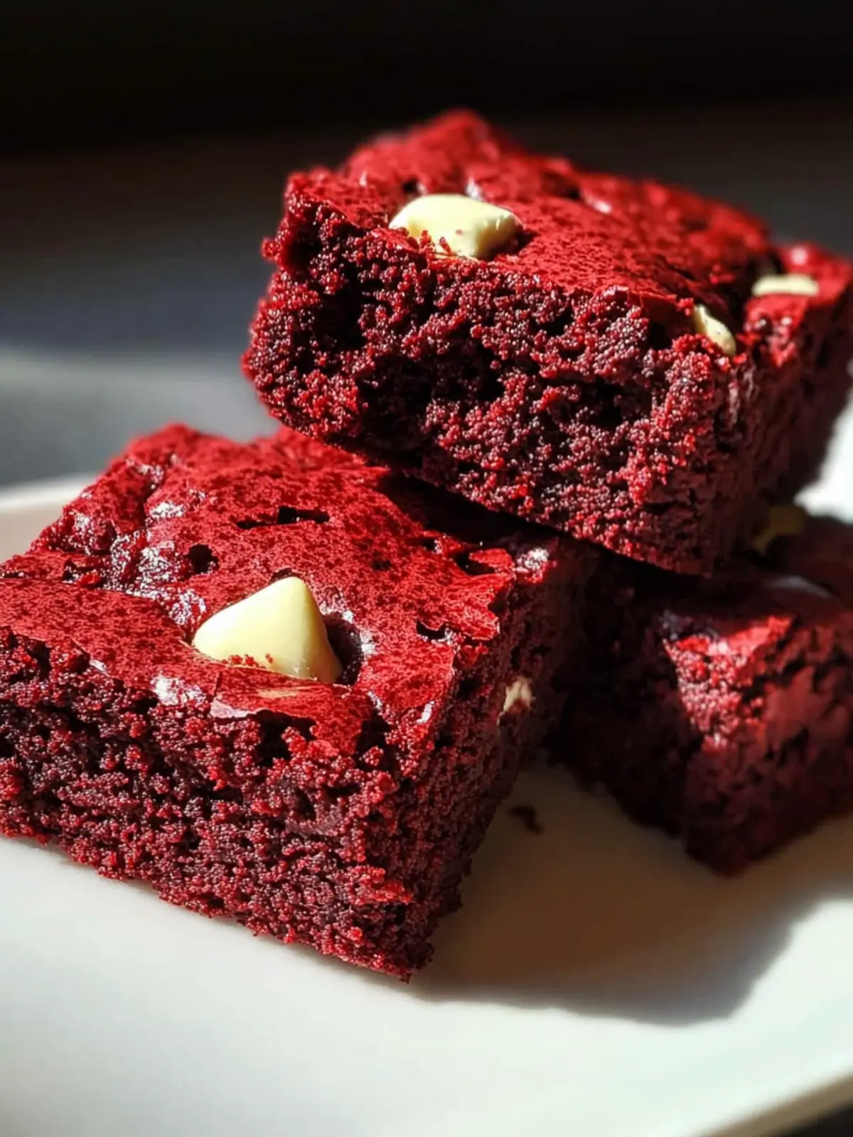 Fudgy Irresistible Red Velvet Brownies in One Bowl 3 Irresistible Red Velvet Brownies