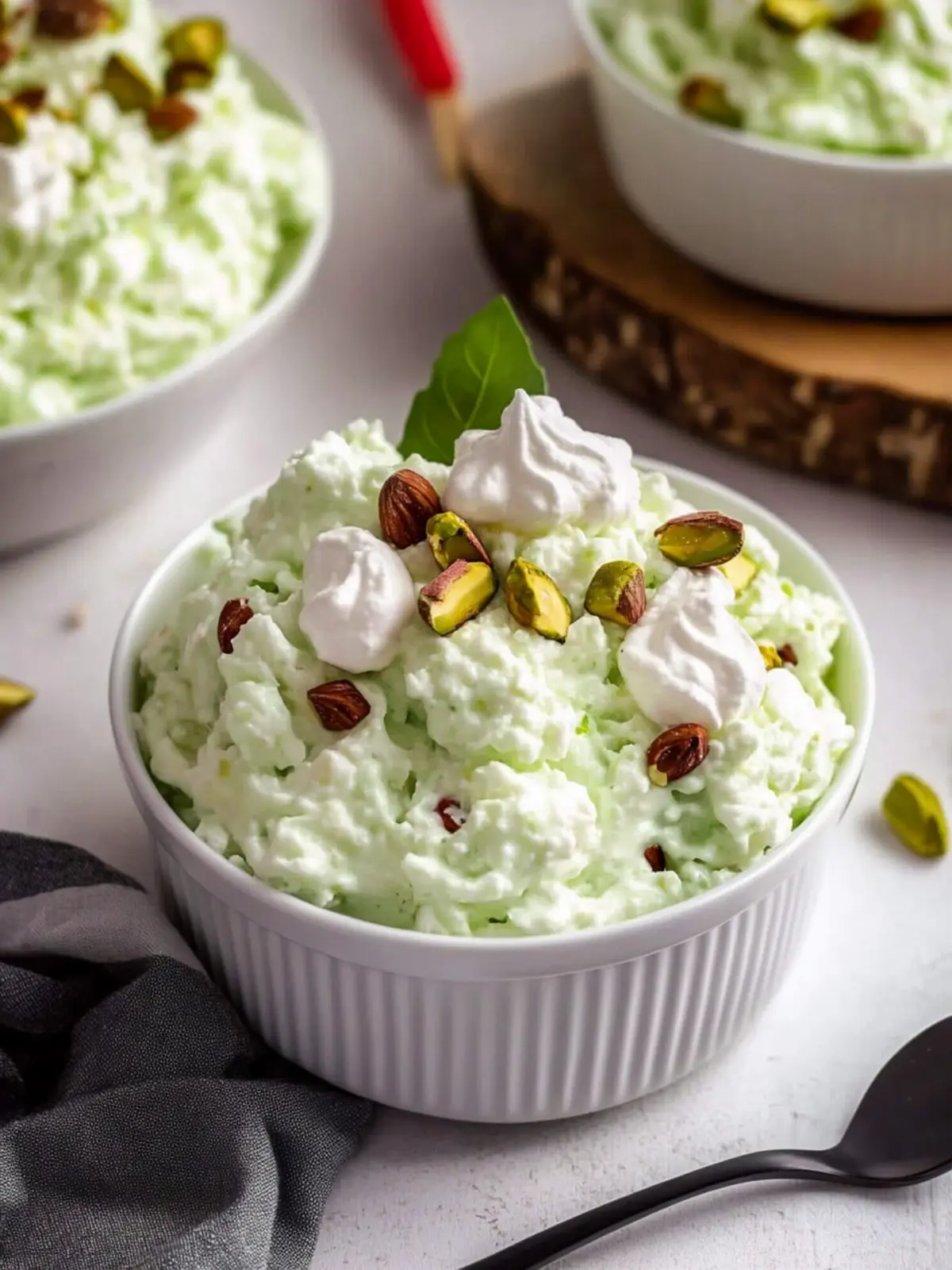 Creamy Vintage Pistachio Fluff Salad for Effortless Fun 3 Vintage Pistachio Fluff salad