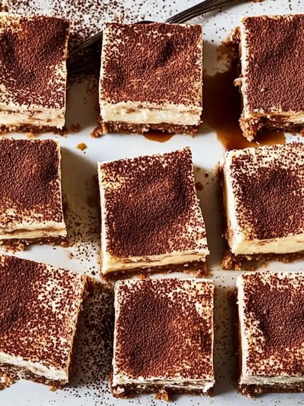 Irresistible Tiramisu Cheesecake Bars with Oreo Crust Delight 5 Tiramisu Cheesecake Bars