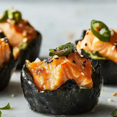 Baked Salmon Sushi Cups: A Fun and Tasty Family Delight 9 Baked Salmon Sushi Cups