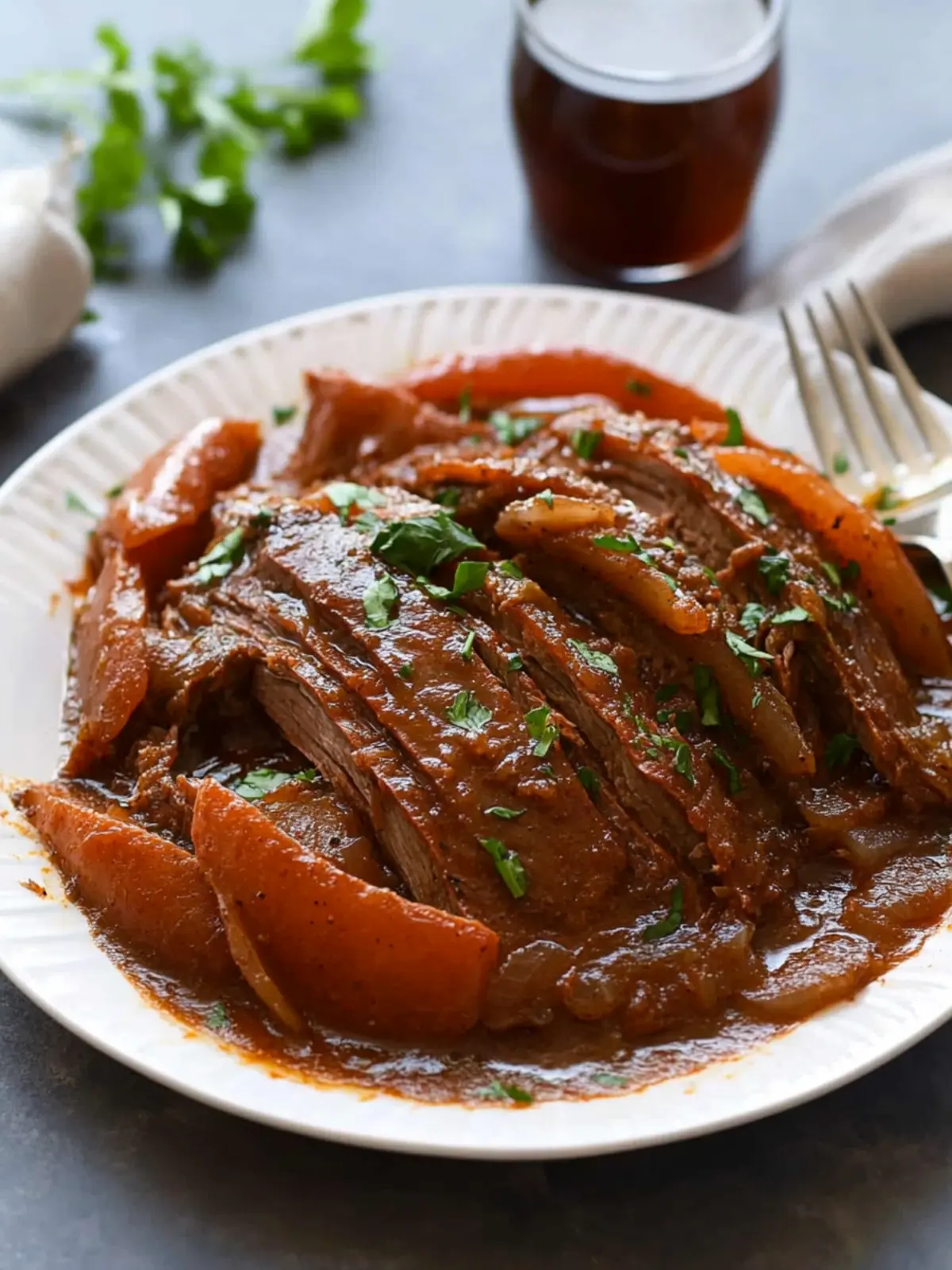 Classic Braised Brisket with Onions: A Comfort Food Delight 2 Classic Braised Brisket with Onions