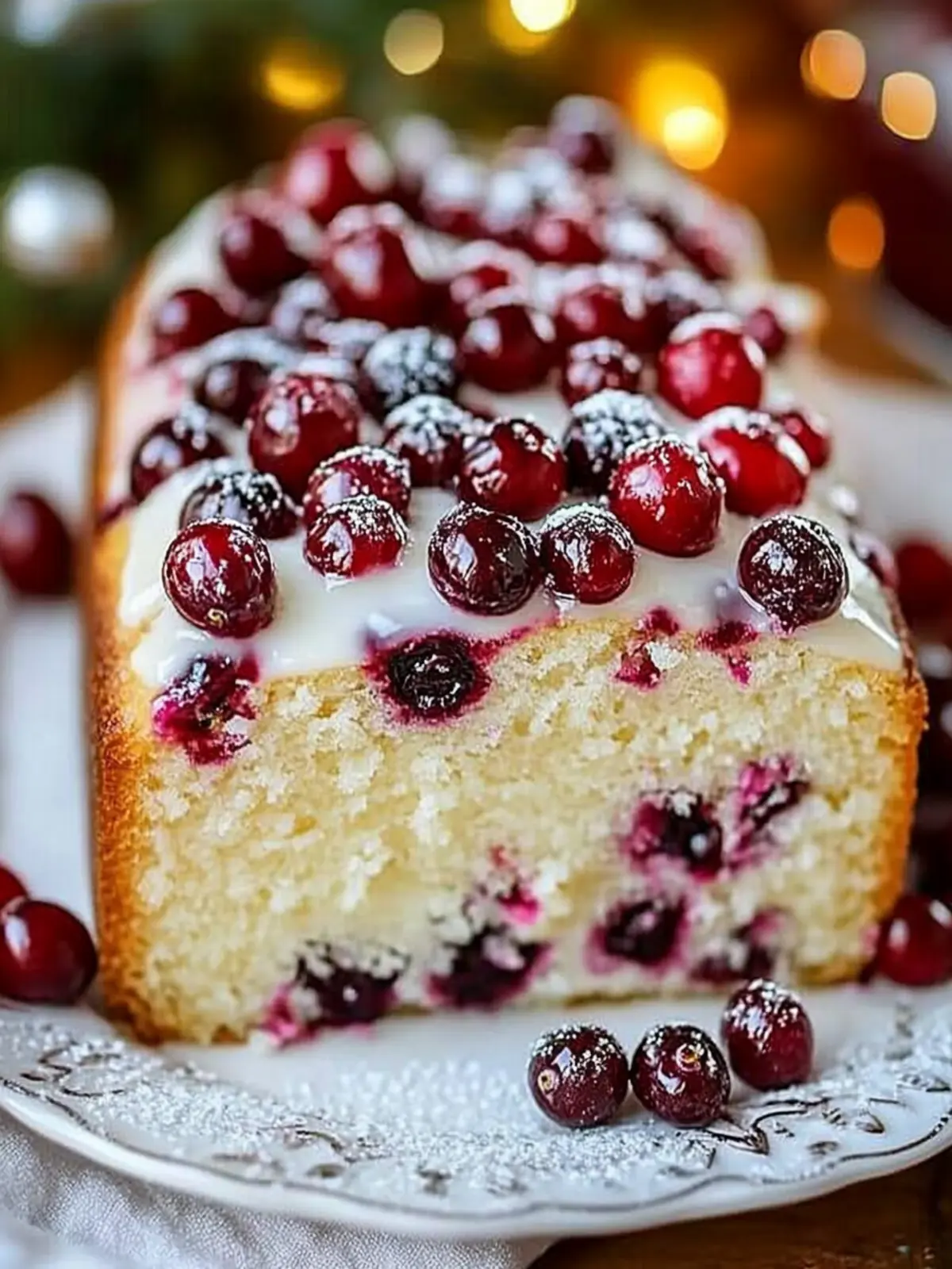 Festive Christmas Cranberry Pound Cake You’ll Love to Bake 2 Christmas Cranberry Pound Cake