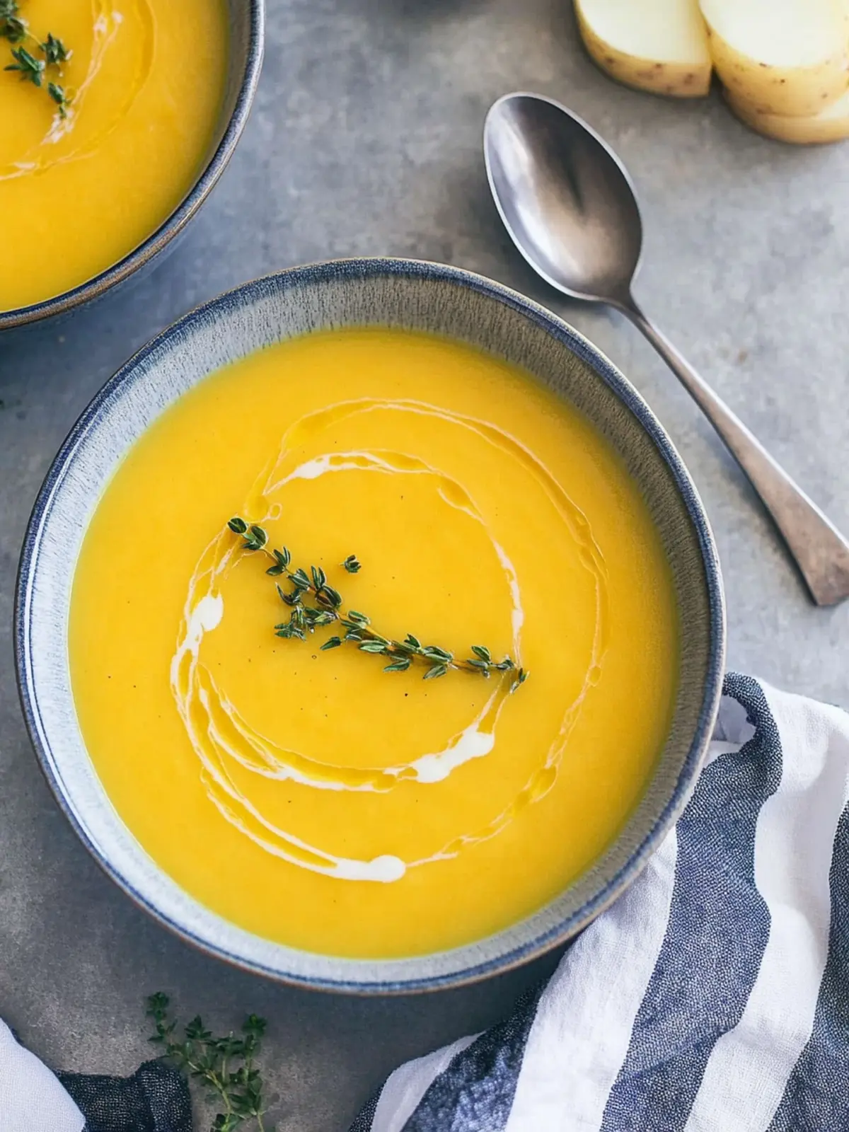 Golden Winter Soup: Creamy Butternut Squash, Potato & Leek Perfection 3 Golden Winter Soup (Butternut Squash, Potato & Leek Soup)