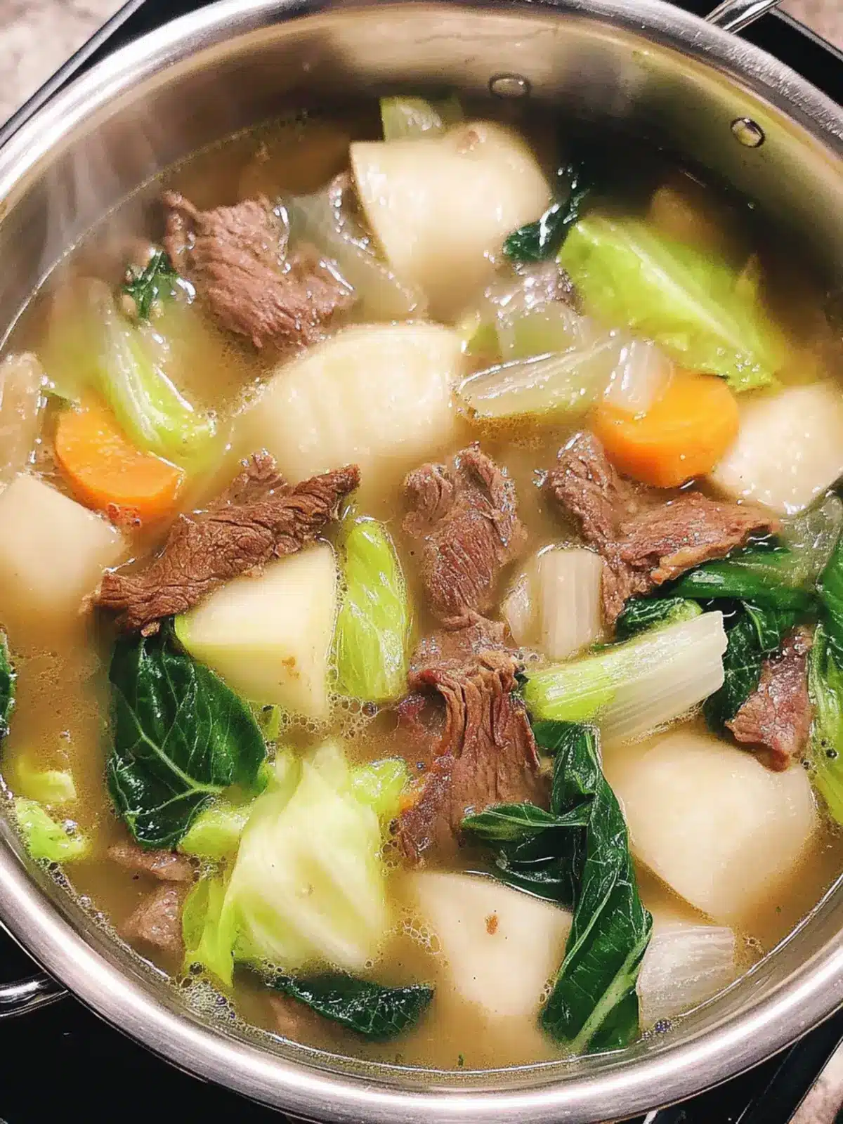 Nilagang Baka (Filipino Beef and Vegetable Soup) Instant Pot Recipe