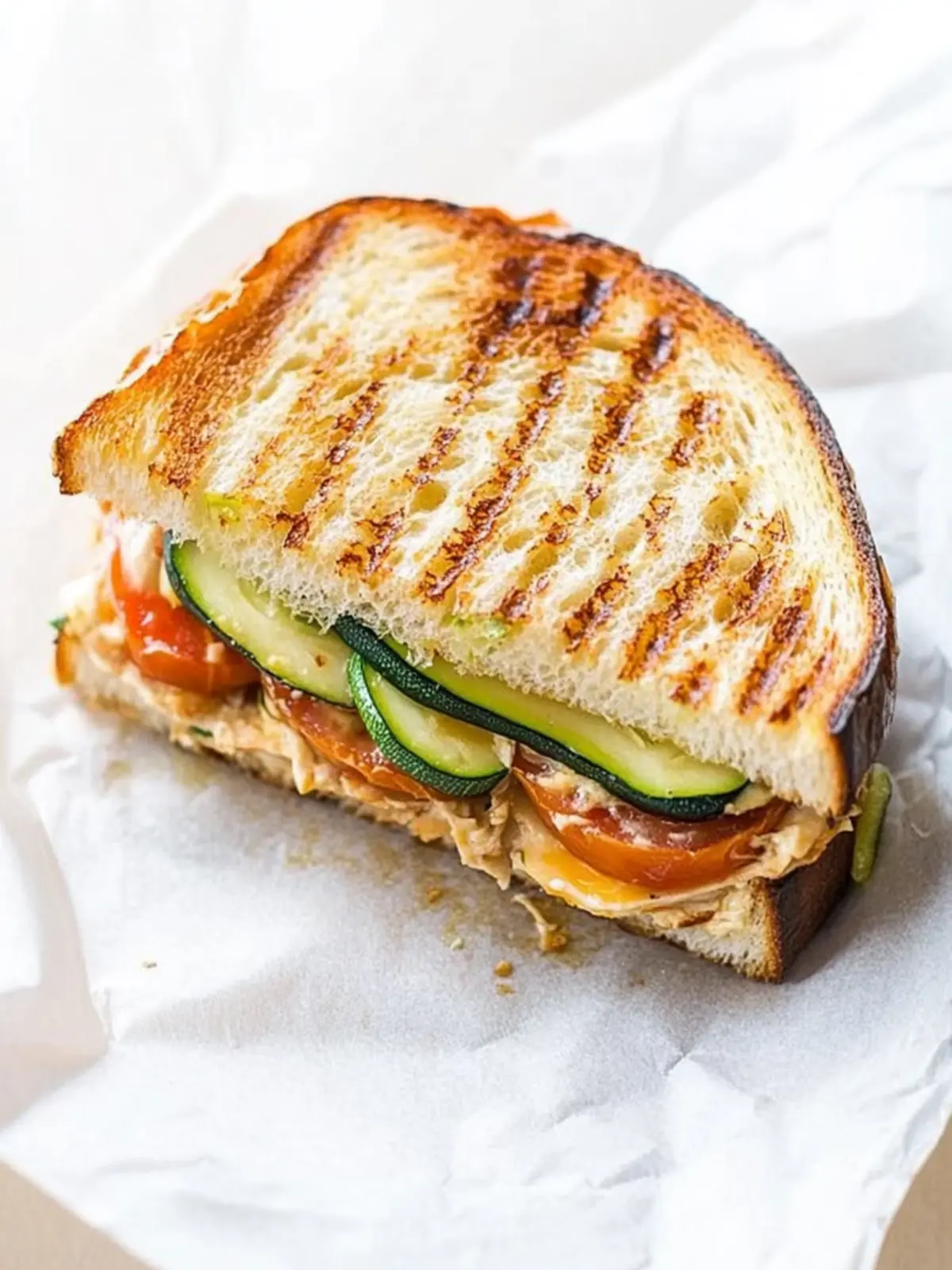 Delicious Chicken Panini with Zucchini, Tomato, Mozzarella Magic 2 Chicken Panini with Zucchini, Tomato Mozzarella